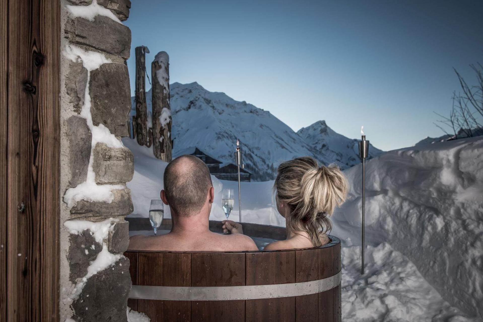 Aadla Walser-Chalets mit privater Sauna, Hotpot und Hotelservice view 4