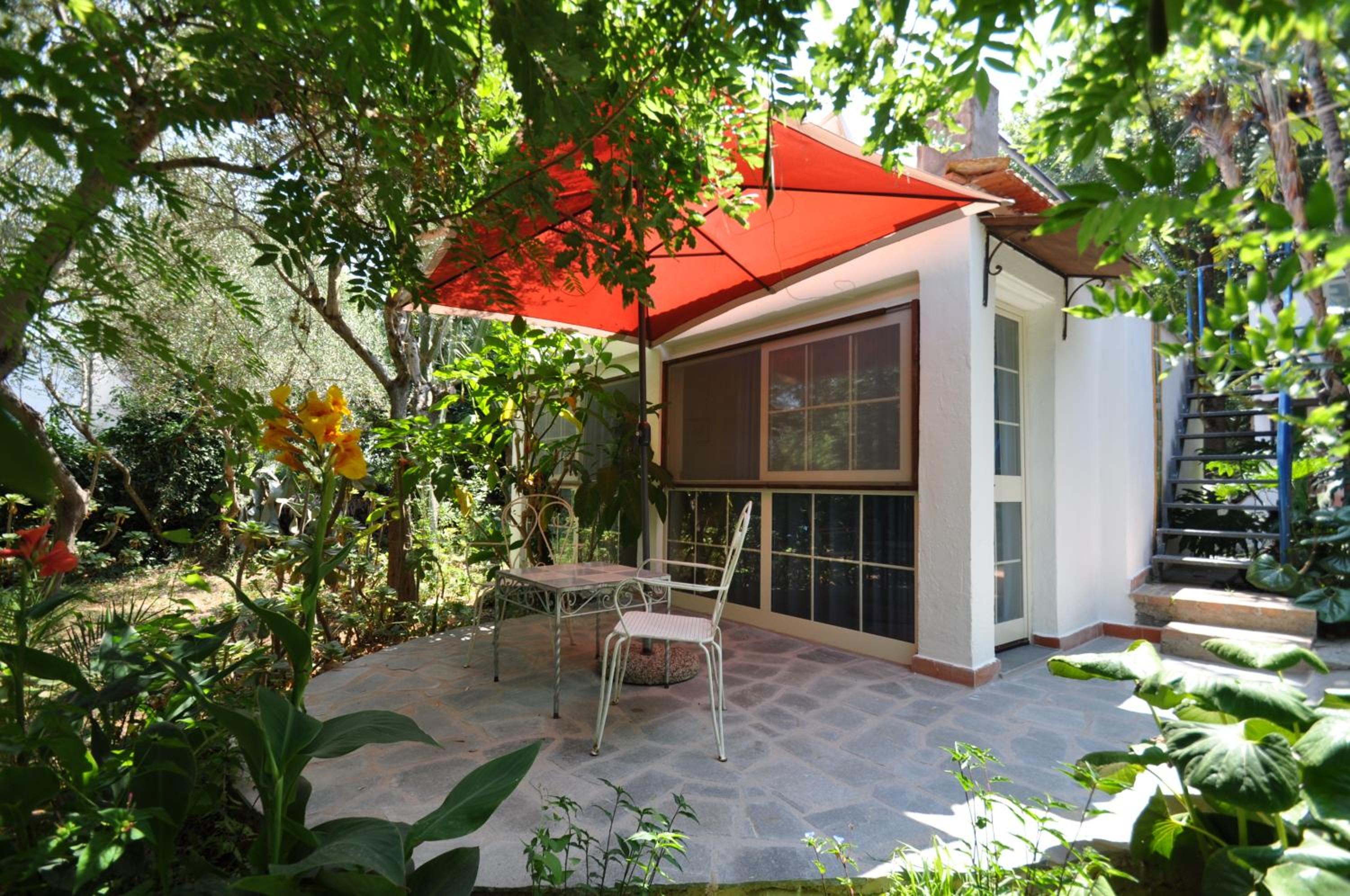 outdoor BBQ area