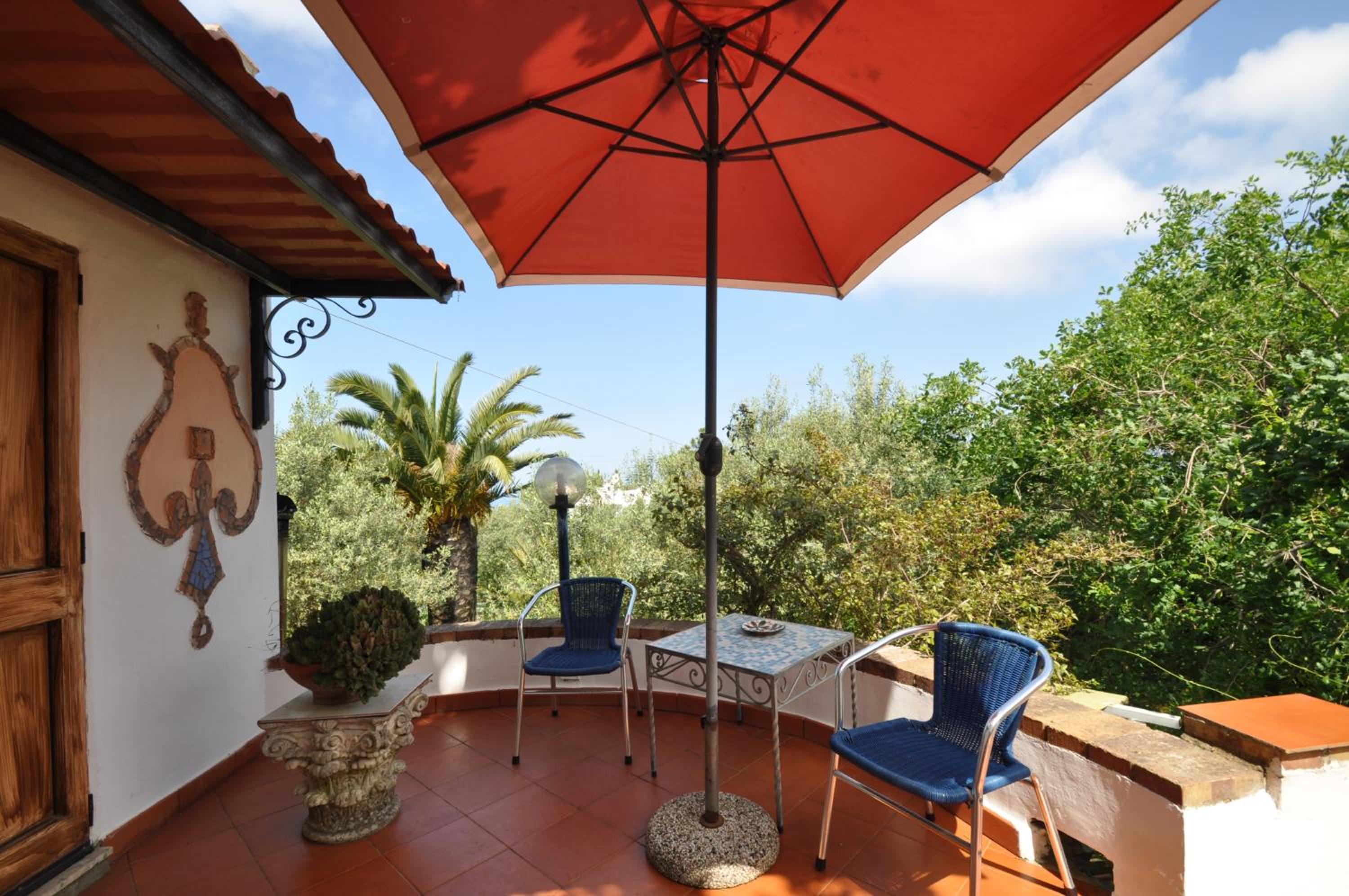 outdoor BBQ area