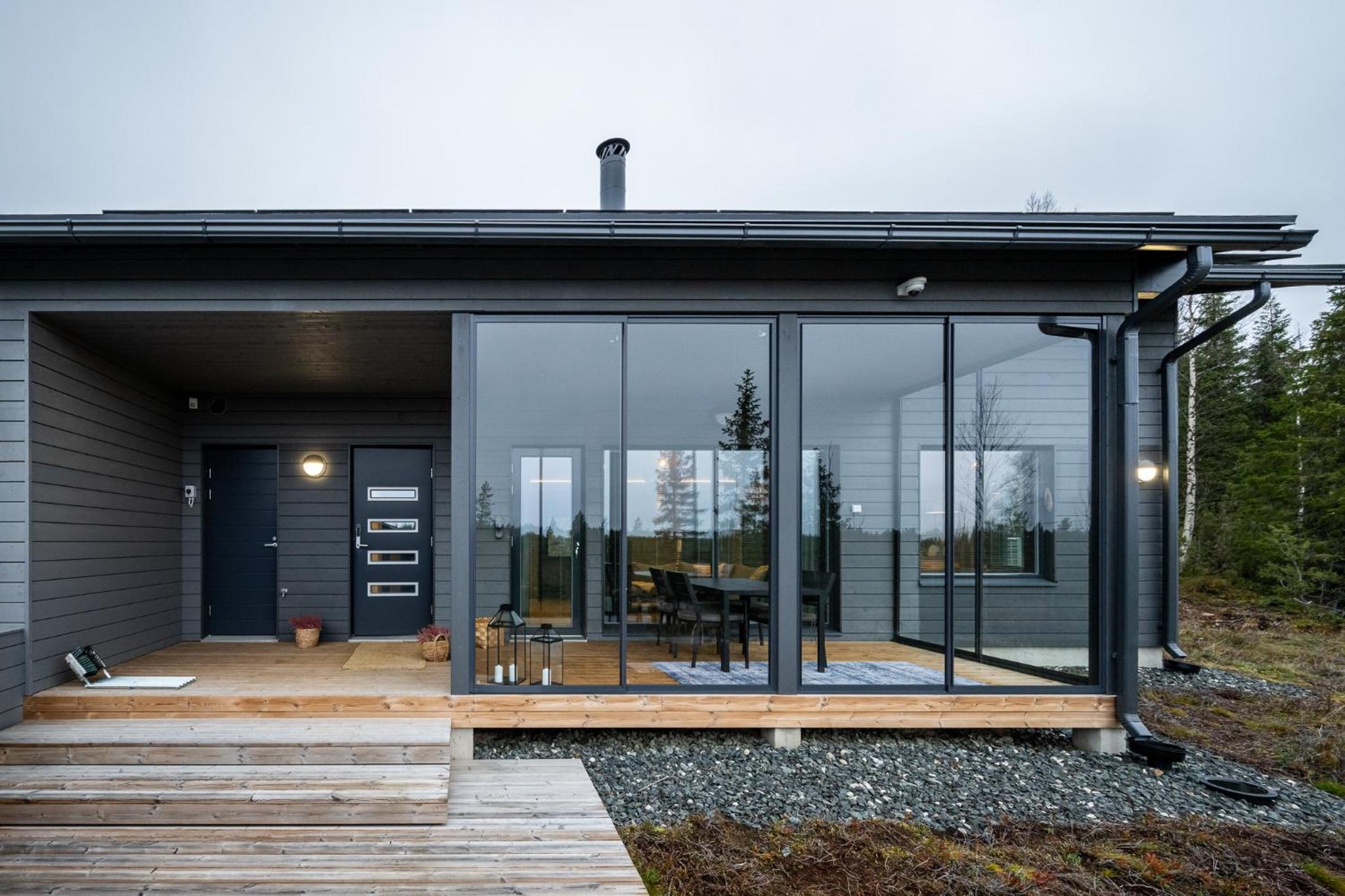 Villa Pulla a modern holiday home in Ruka