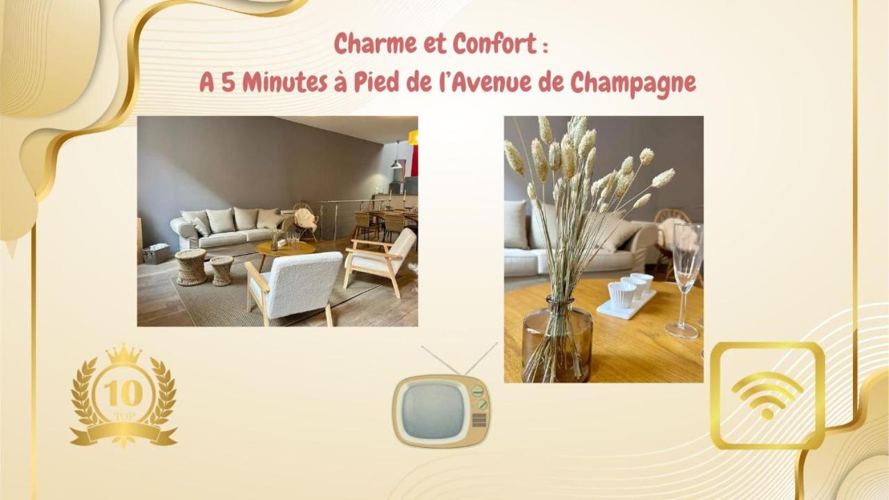Chic 4 personnes Hypercentre 5 Minutes Avenue De Champagne