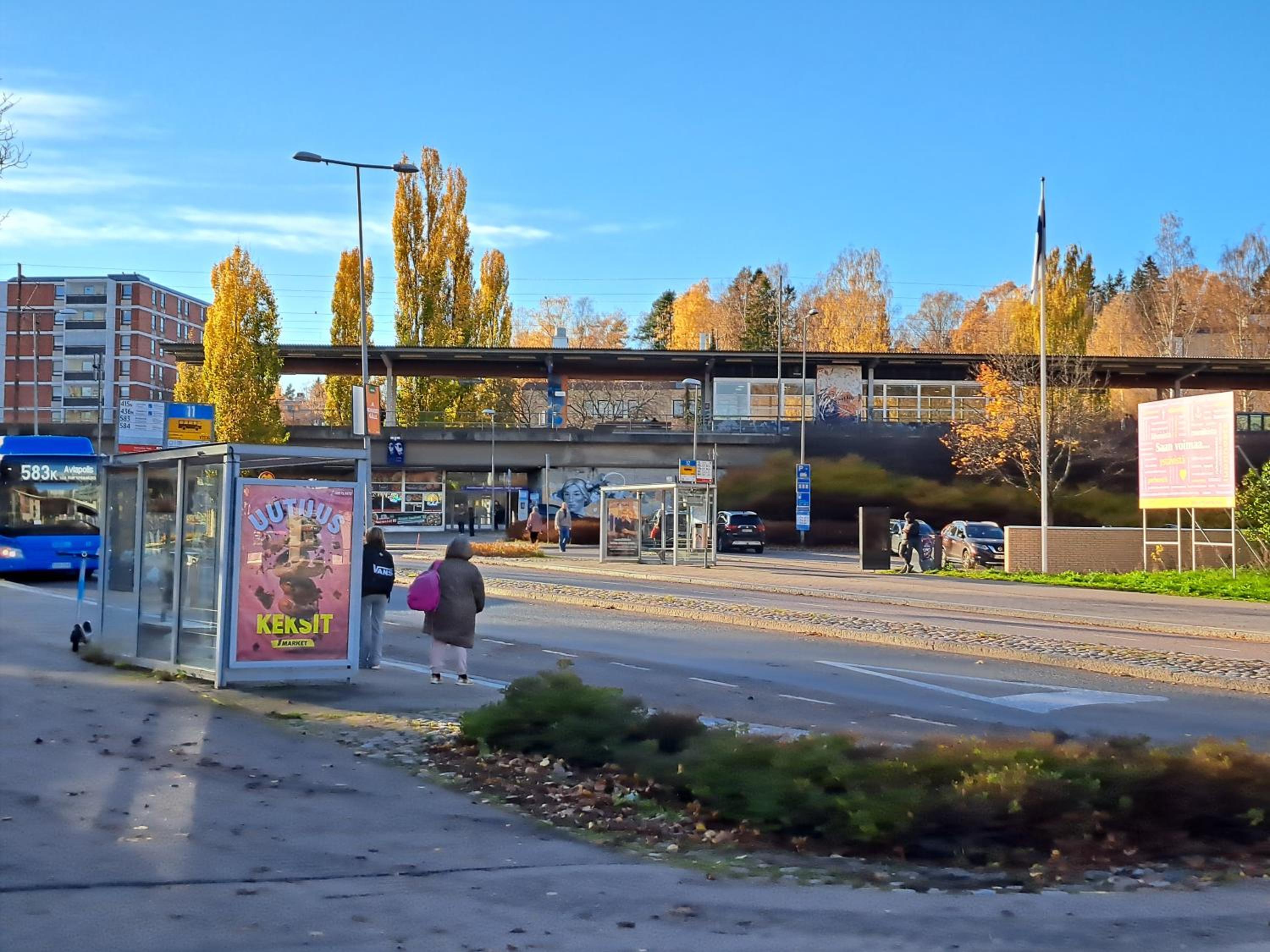 Yksiö Louhelan aseman lähellä
