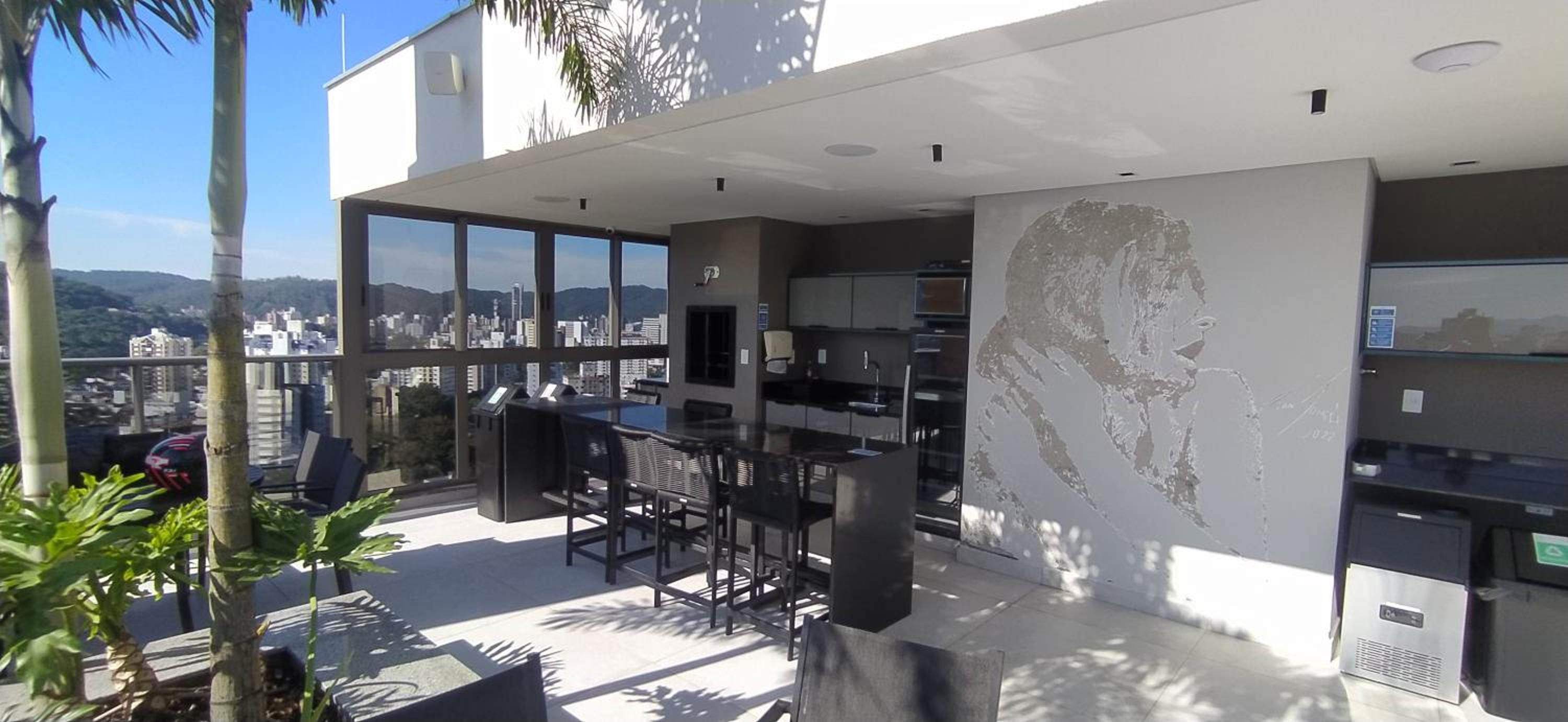 Incrível Apartamento loft a 800 metros da Vila Germânica da Ocktoberfest