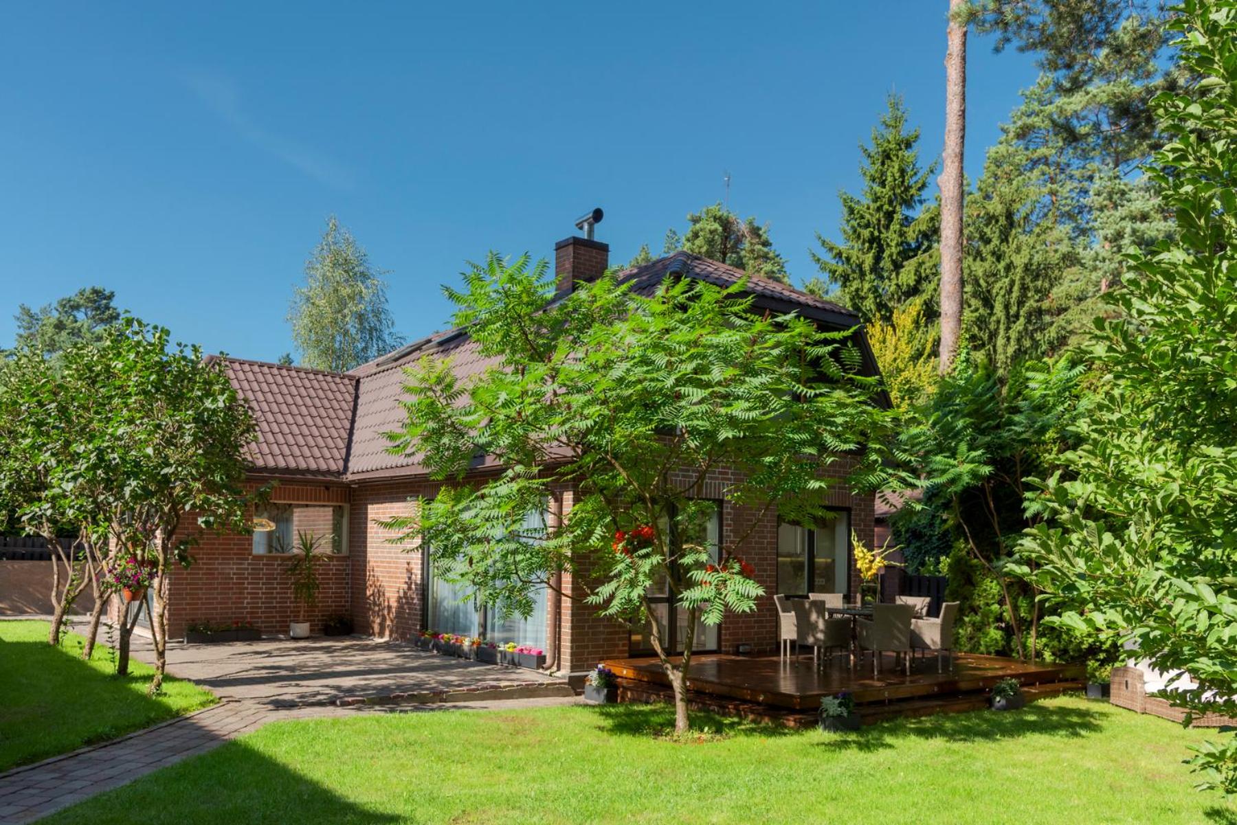 Luxury villa with sauna in the pine forest close to Vilnius city centre view 2
