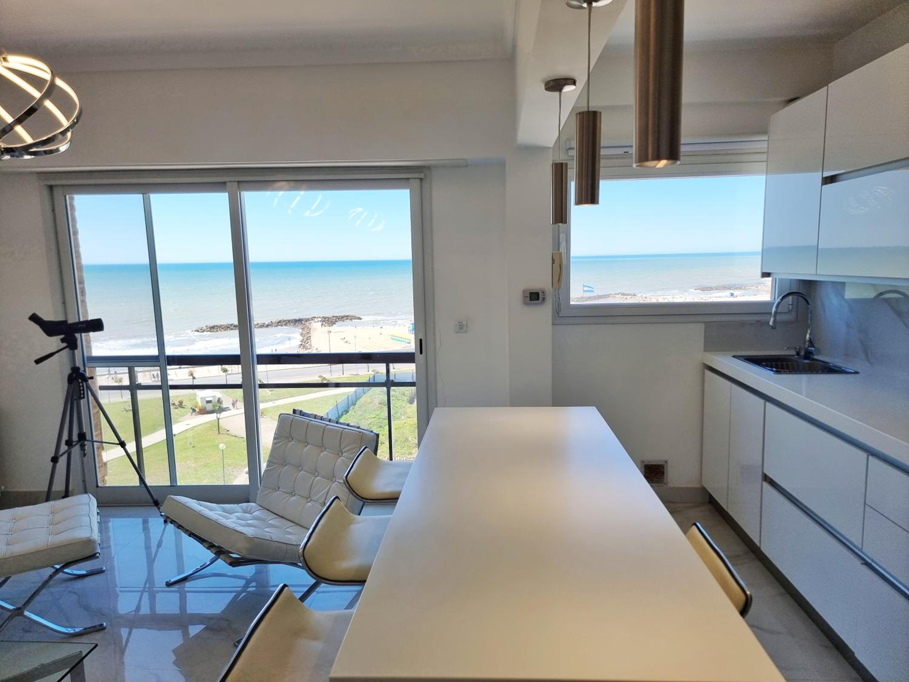 Departamento Pinterest Mar del Plata - Vista plena al mar con cochera
