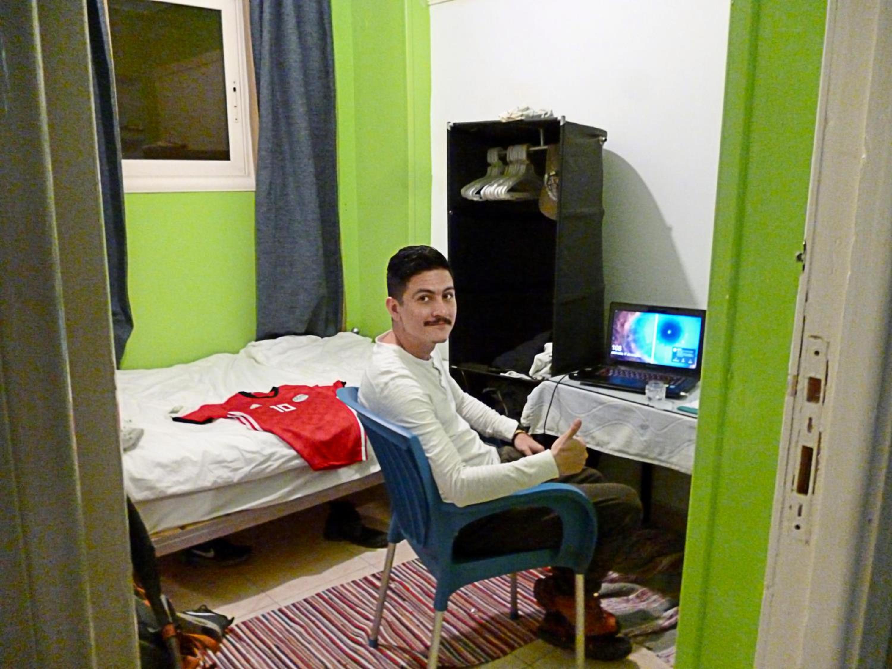Men Only - Cozy Private Room with Shared Bathroom in Heliopolis AC 30Mbps WiFi 5G
