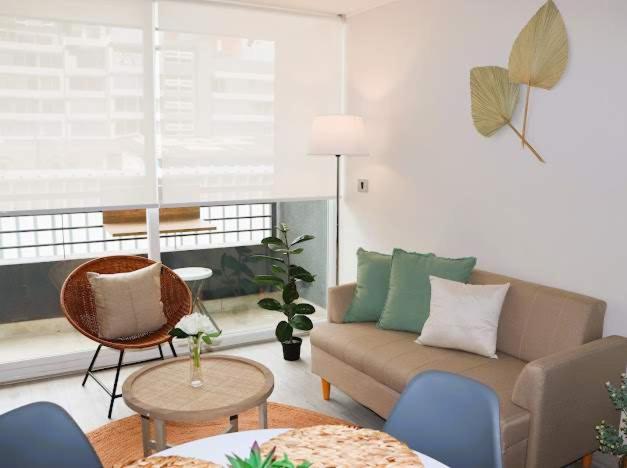 HOM I Nuevo y Comodo Depto 1D1B 2PAX Santiago