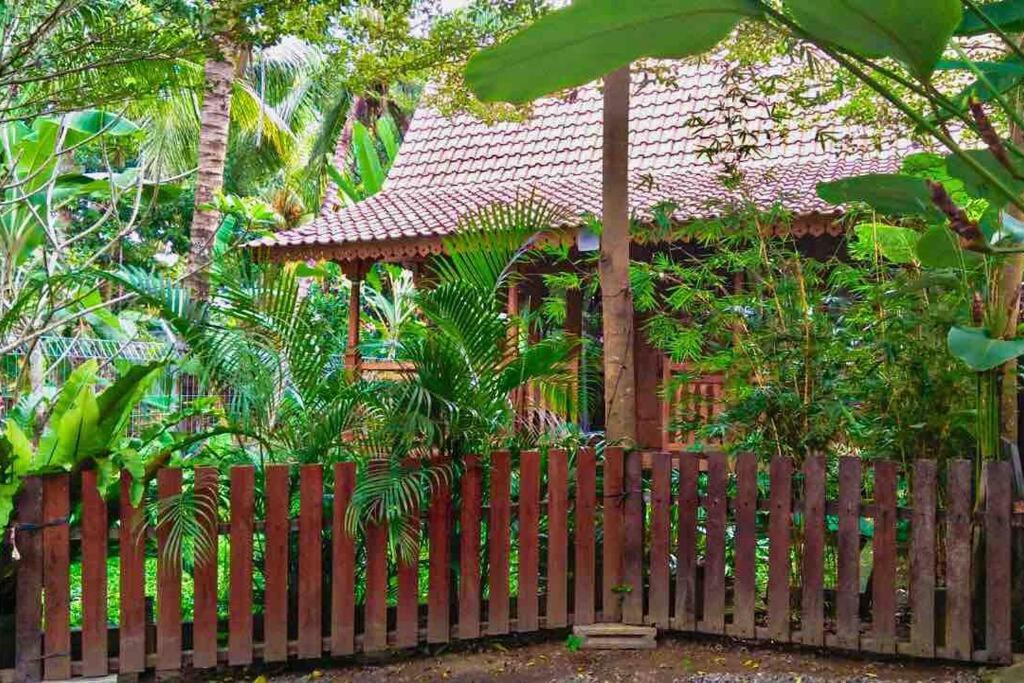 Ubud Auroville bright wooden home with kitchen