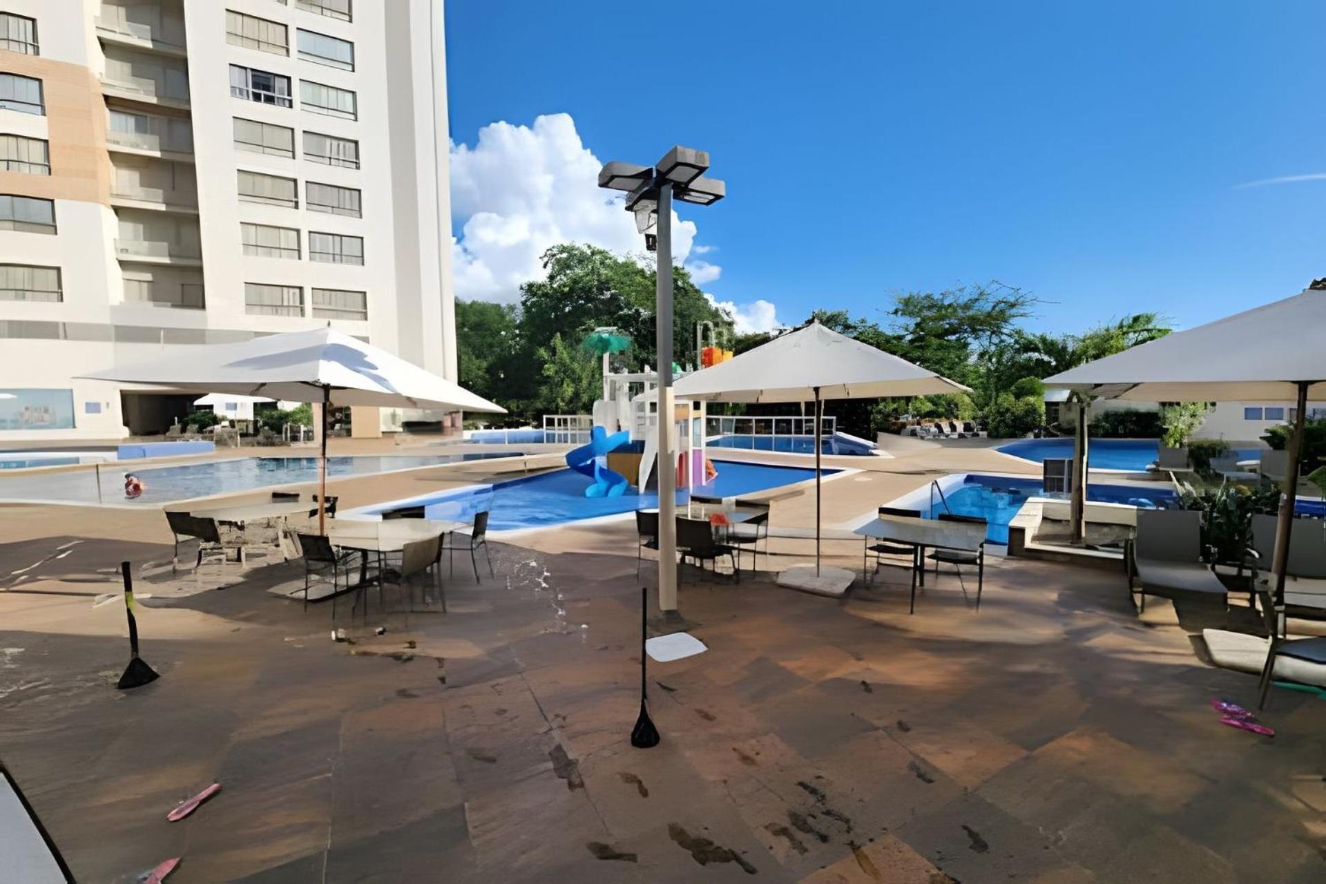 Apto no Park Veredas com acesso ao rio de águas quentes e área de lazer espetacular
