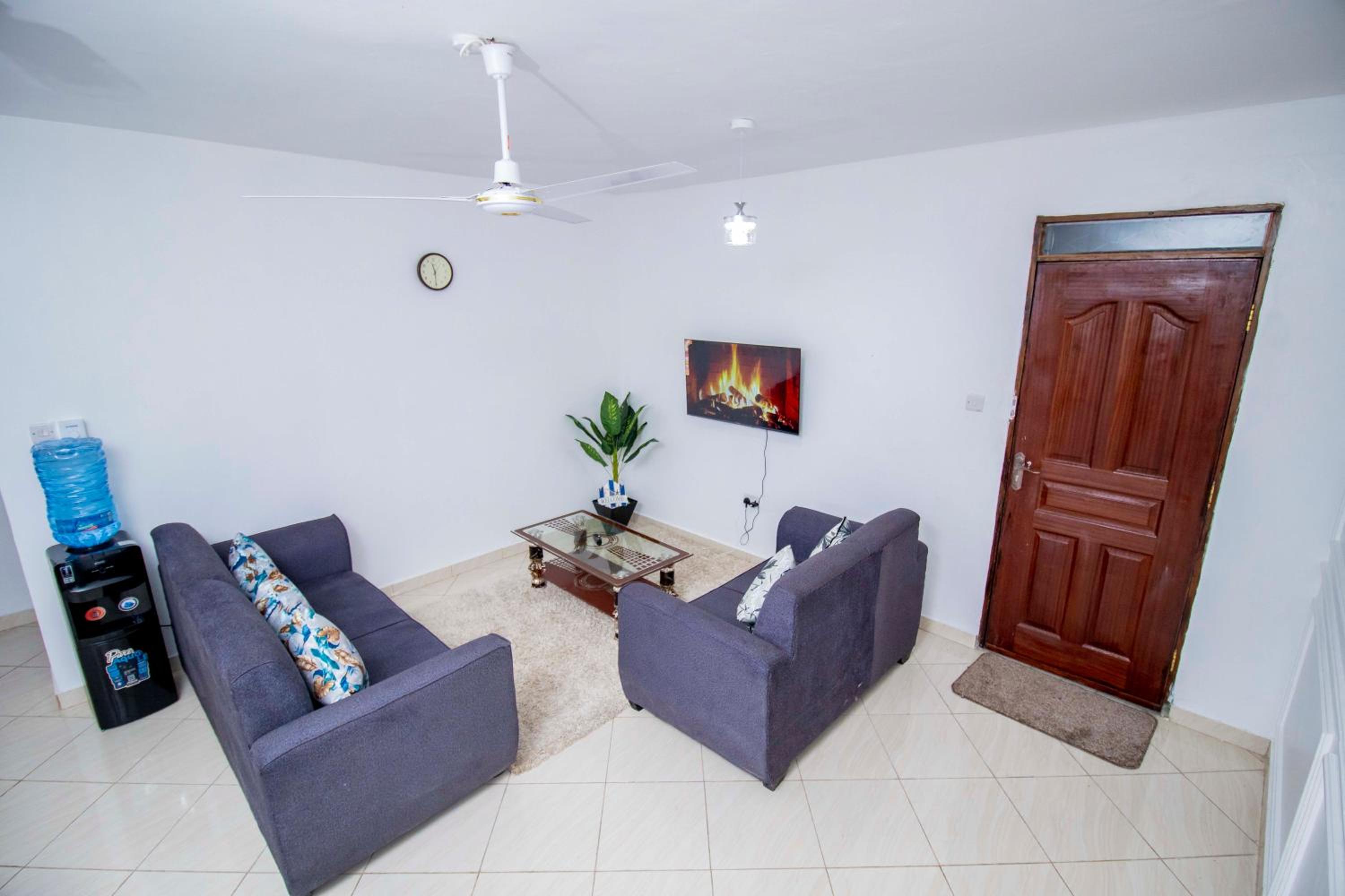 Maroon apartment