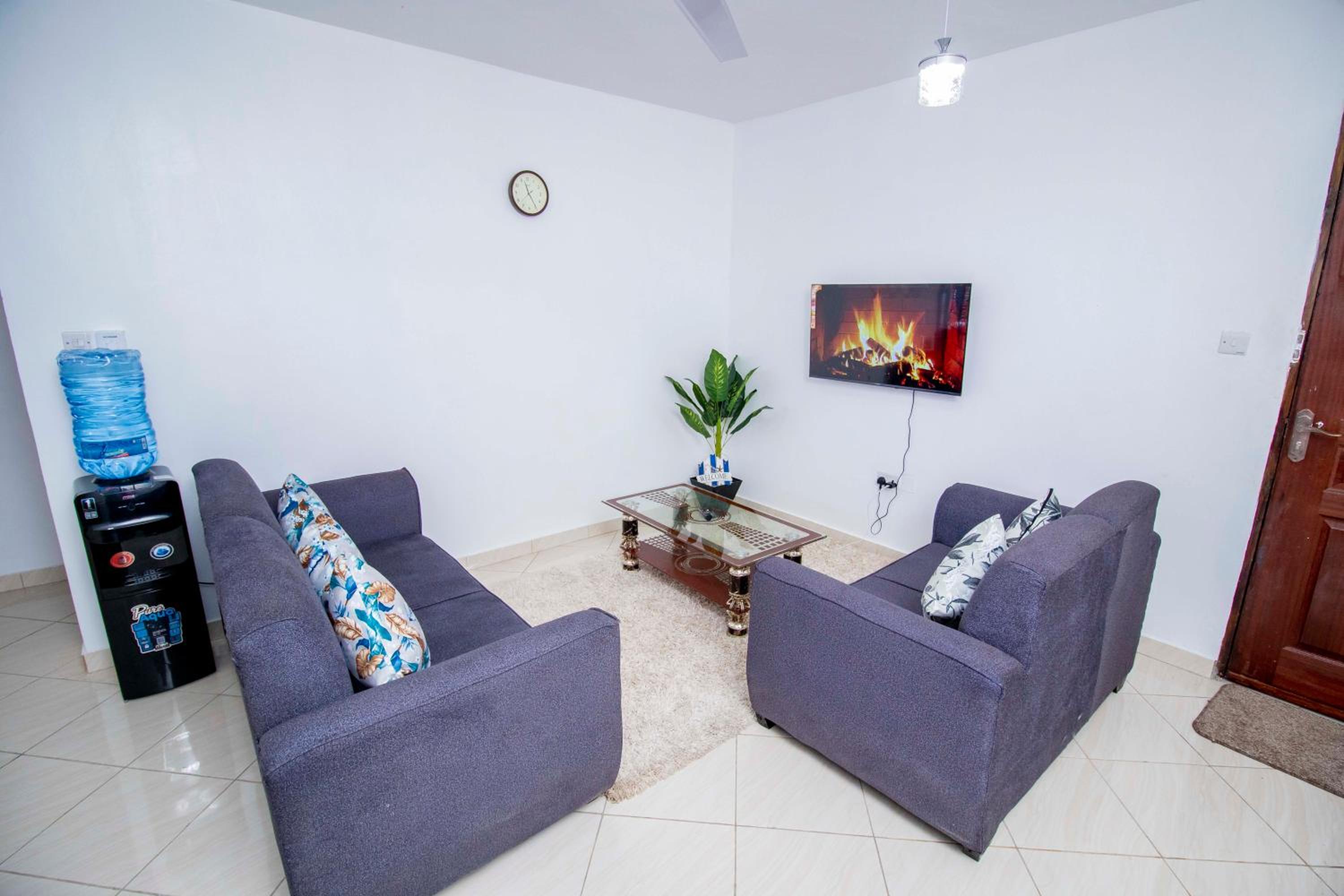Maroon apartment