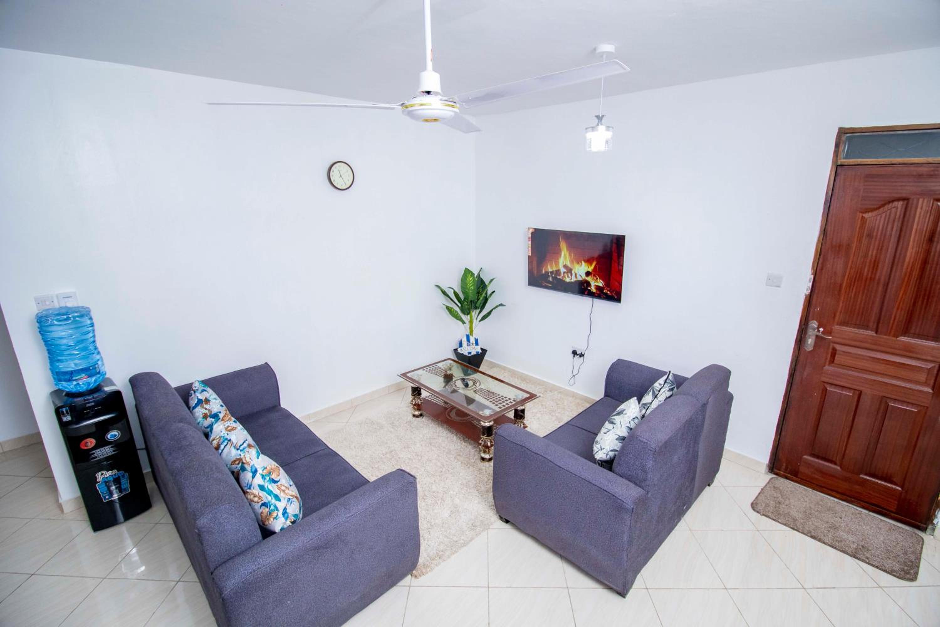 Maroon apartment