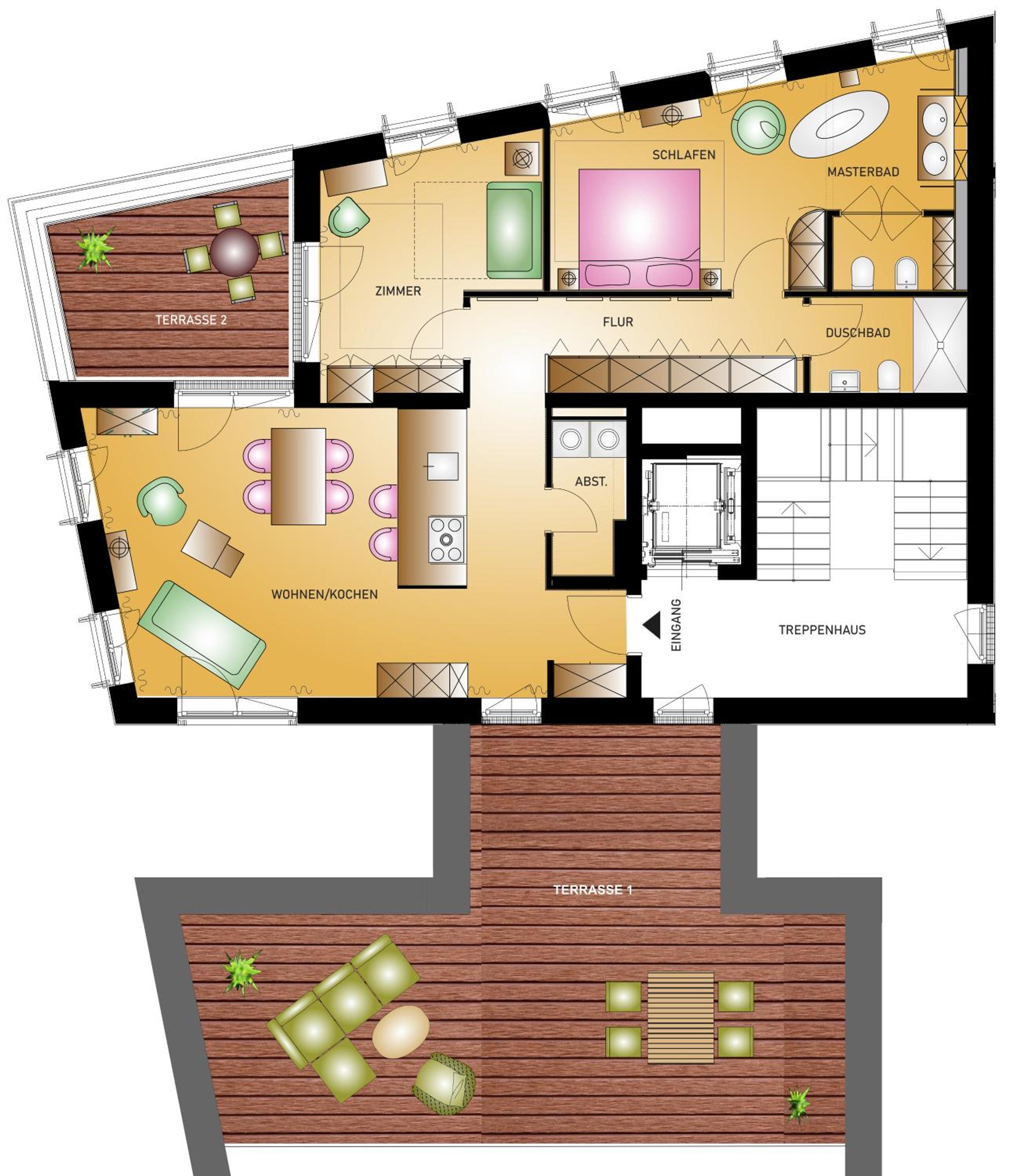 Penthouse Traum - Blick über Arnstadt