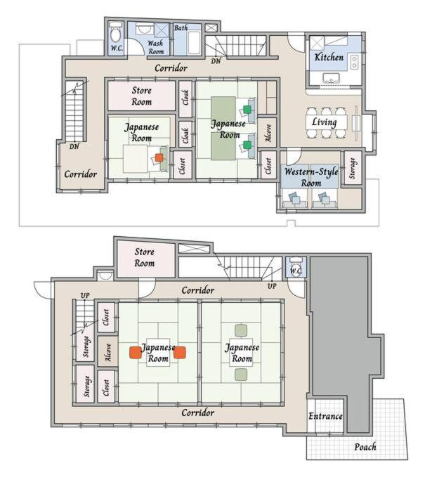 2 min walk from station - 180 sqm - 4 bedrooms - full kitchen - Shibuya Shinjuku - Seijo - Setagaya kids - luxury - traditional