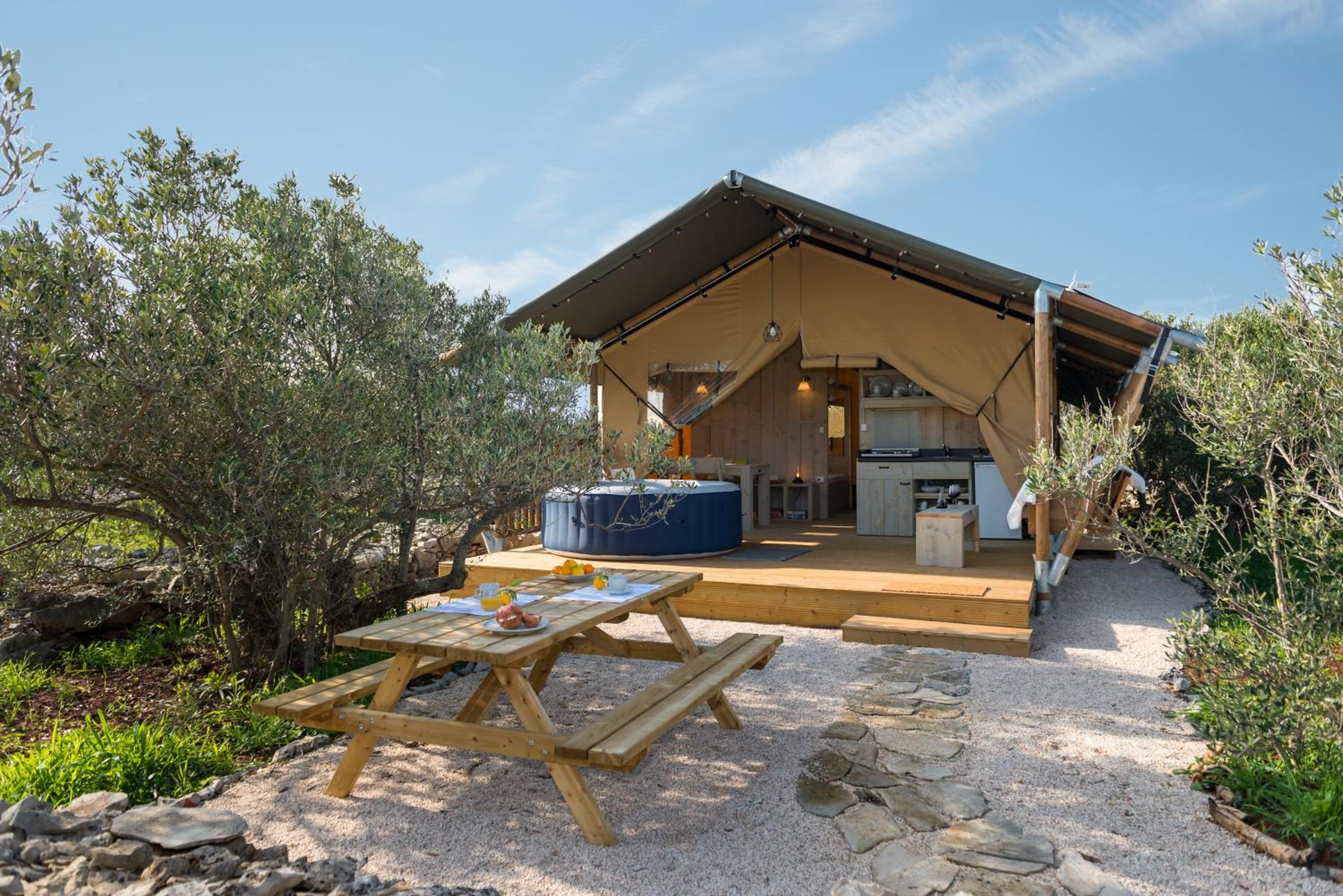 Adriatic Heritage Glamping No1 with Jacuzzi view 3