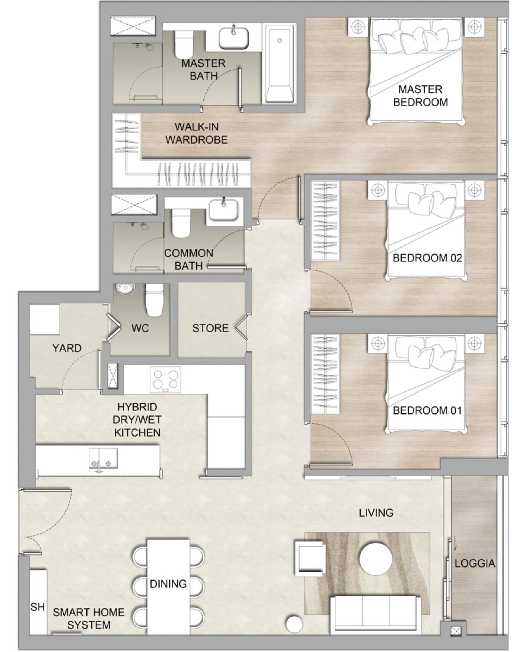 The Marq Three Bedroom- Free City Tour Package 29B Nguyen Dinh Chieu st
