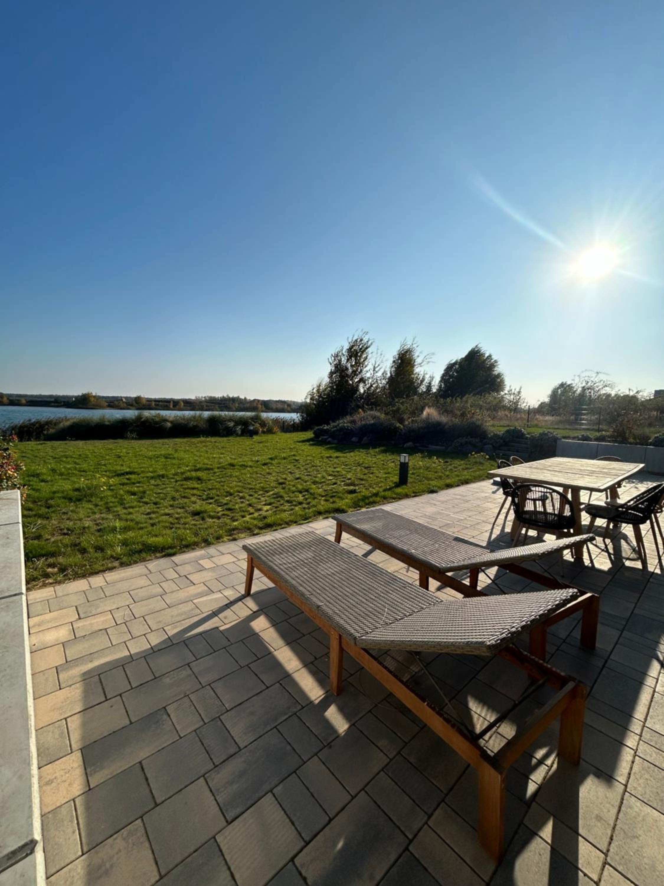 Ferienresort - idyllisches Ferienhaus mit Privatstrand und Sauna in der Nähe von Leipzig #HausMaja