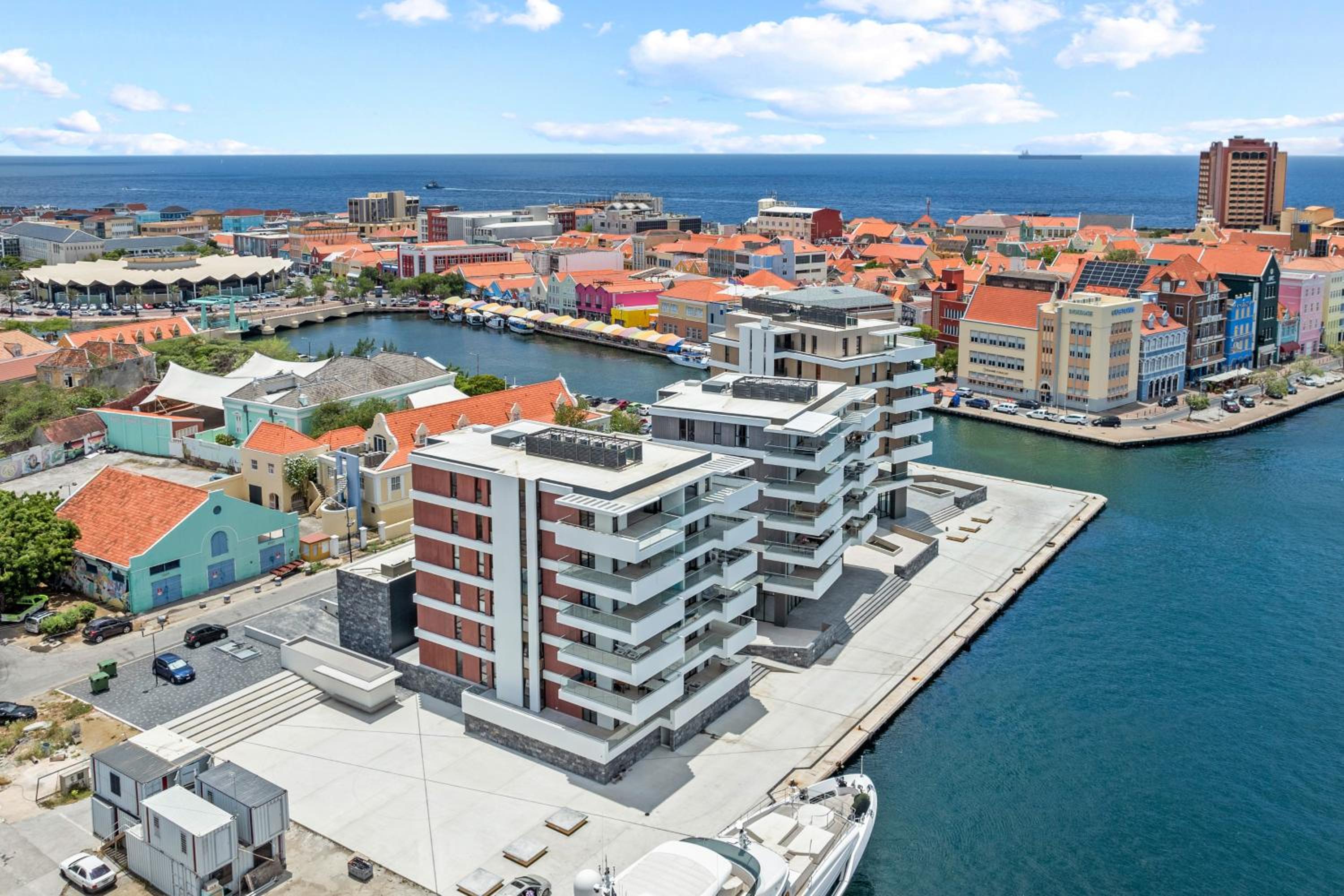 The Wharf apartments, downtown Willemstad