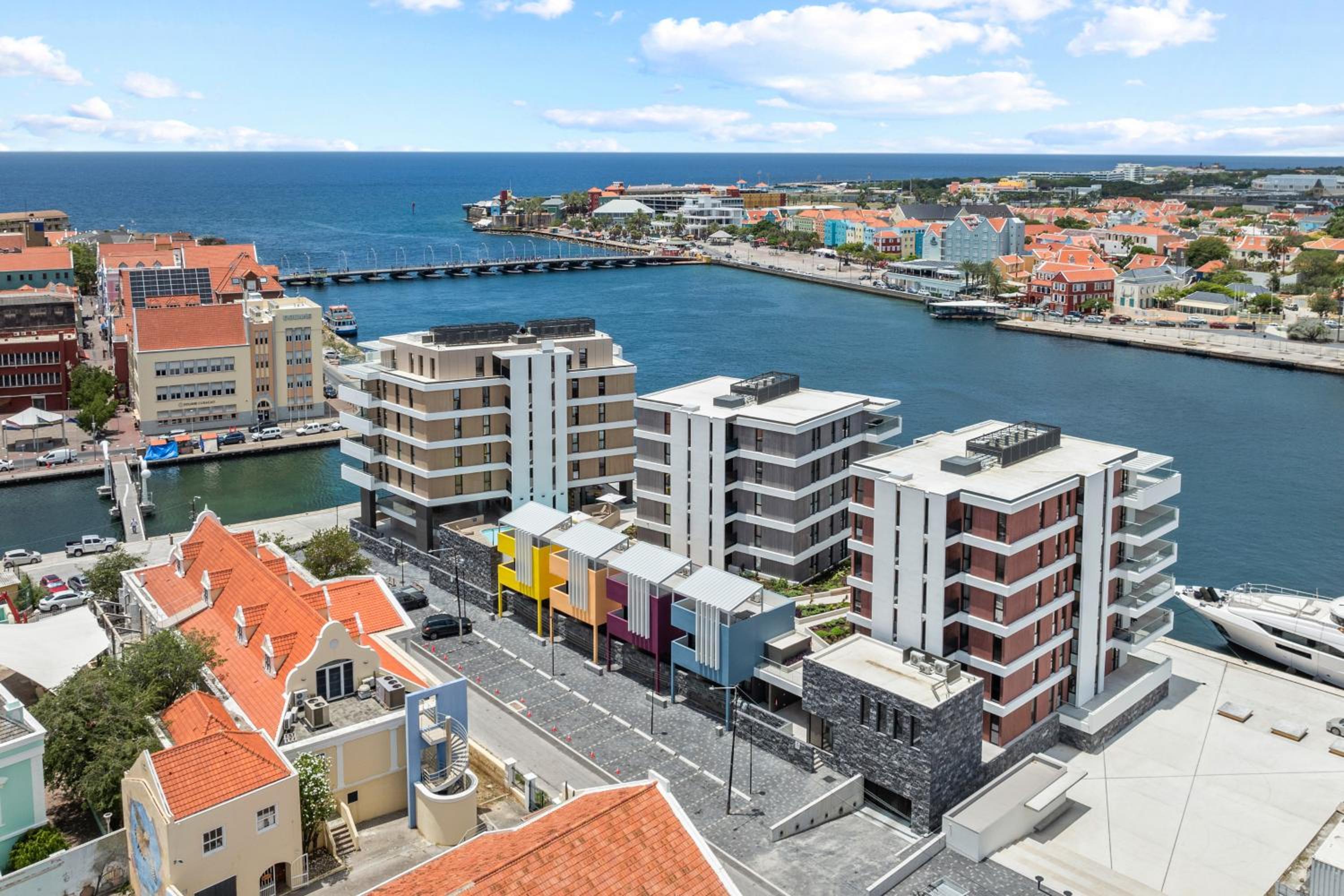 The Wharf apartments, downtown Willemstad