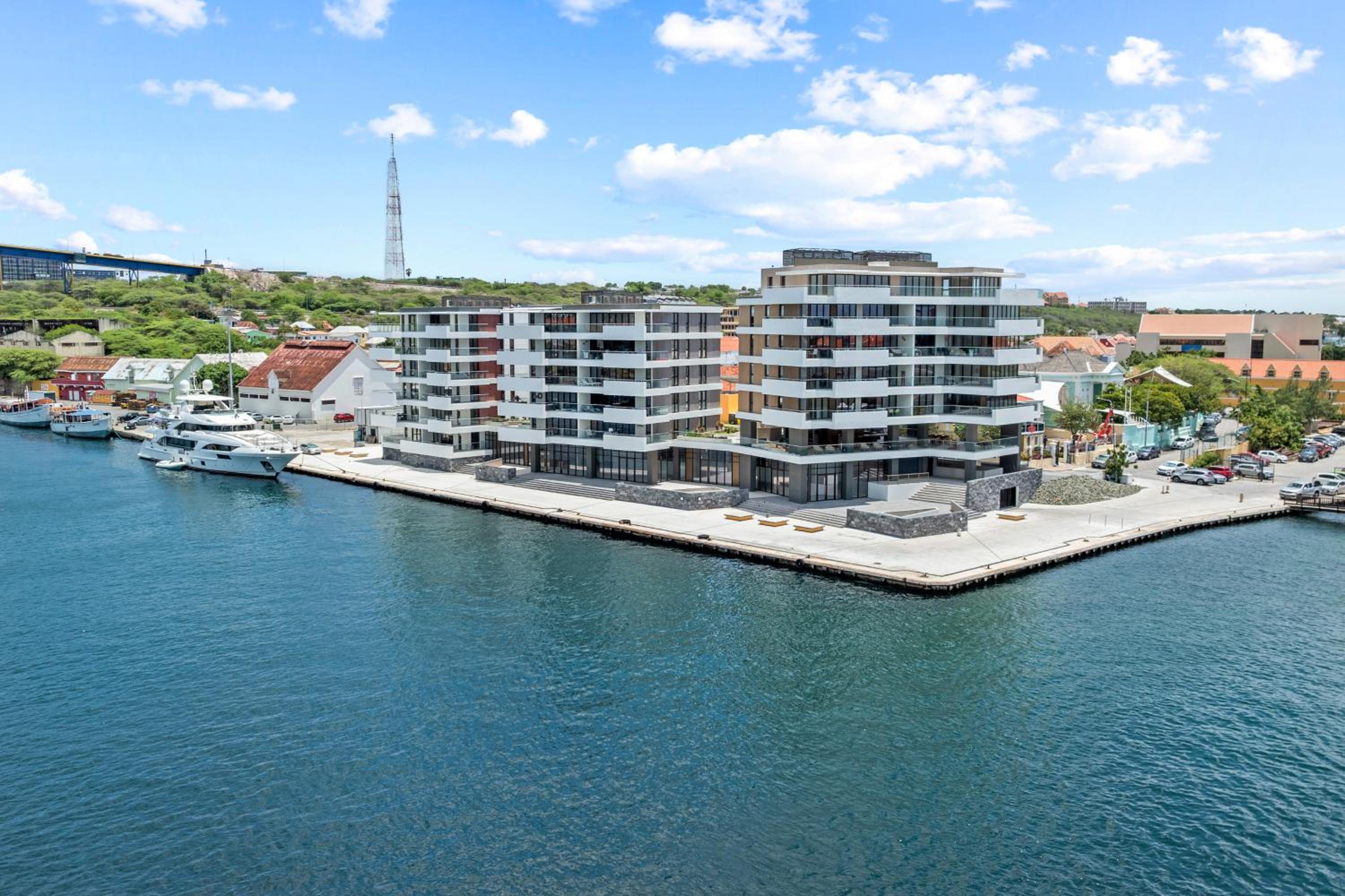 The Wharf apartments, downtown Willemstad