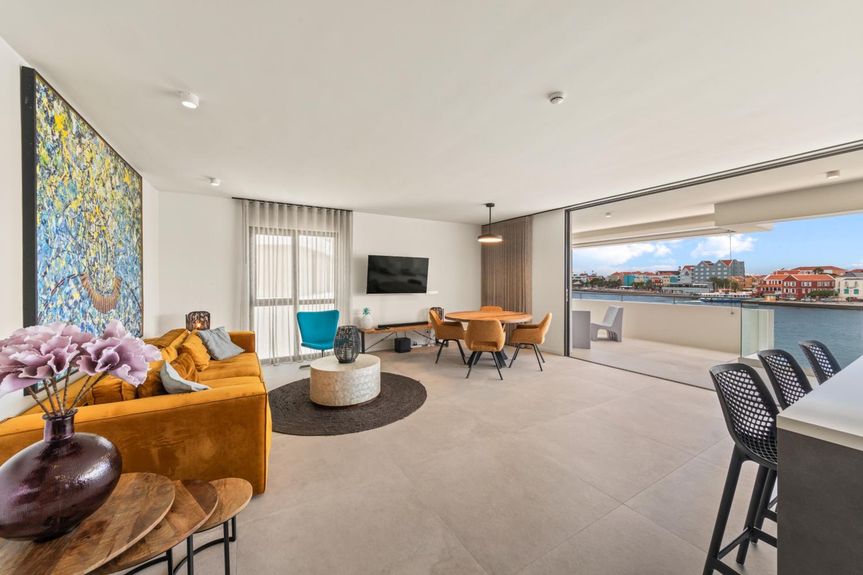 The Wharf apartments, downtown Willemstad