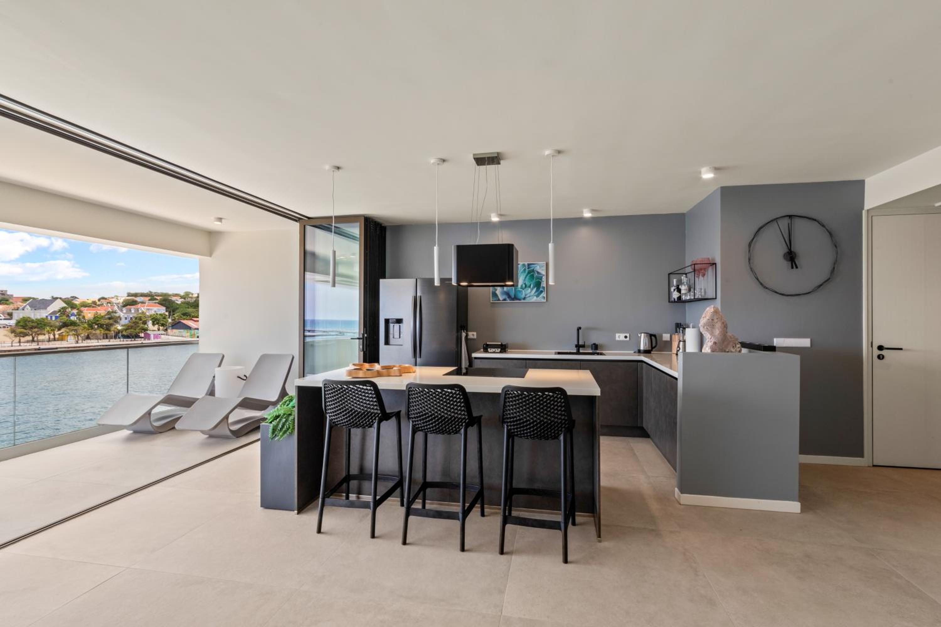 The Wharf apartments, downtown Willemstad