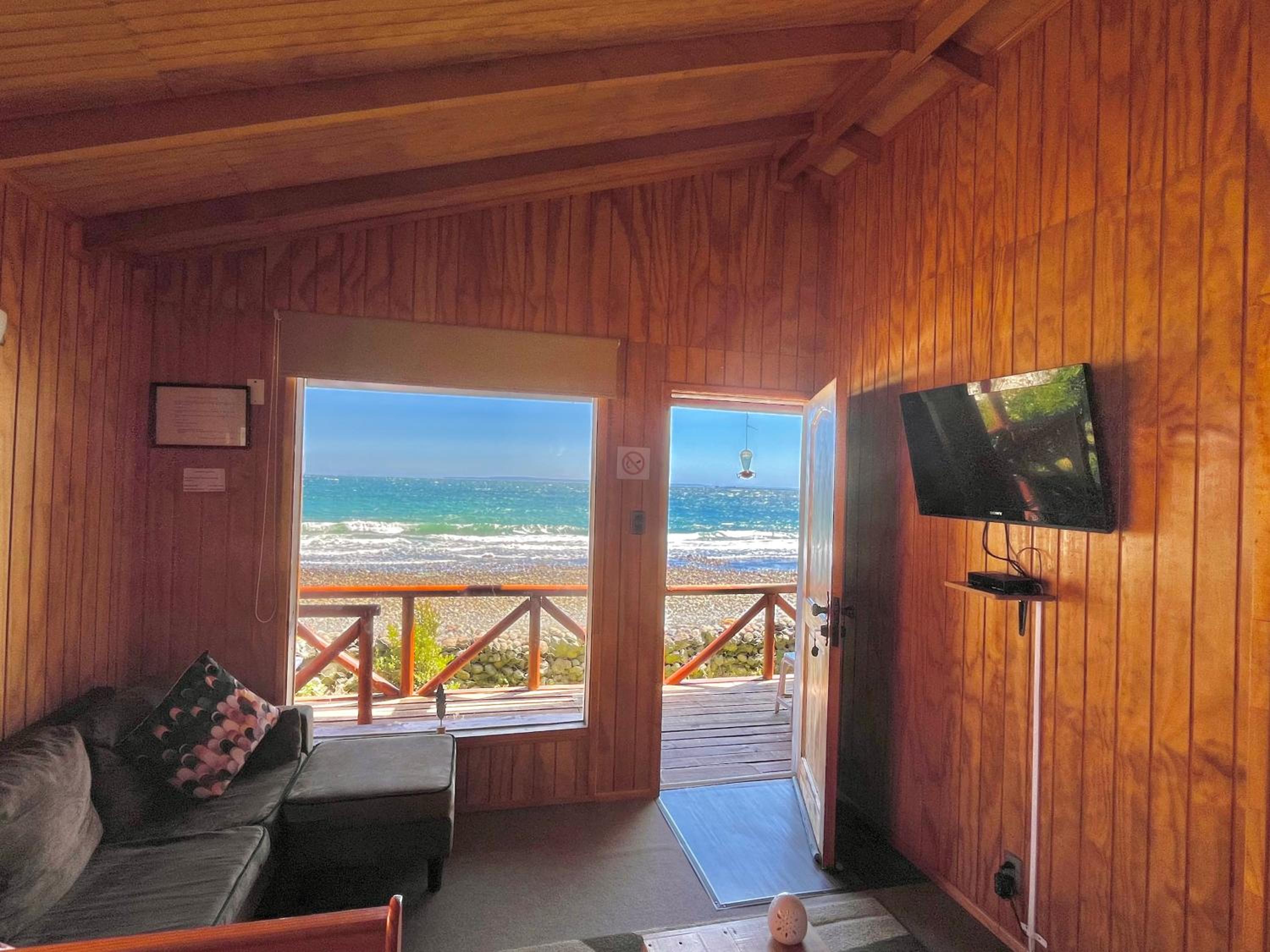 Cabañas frente al mar