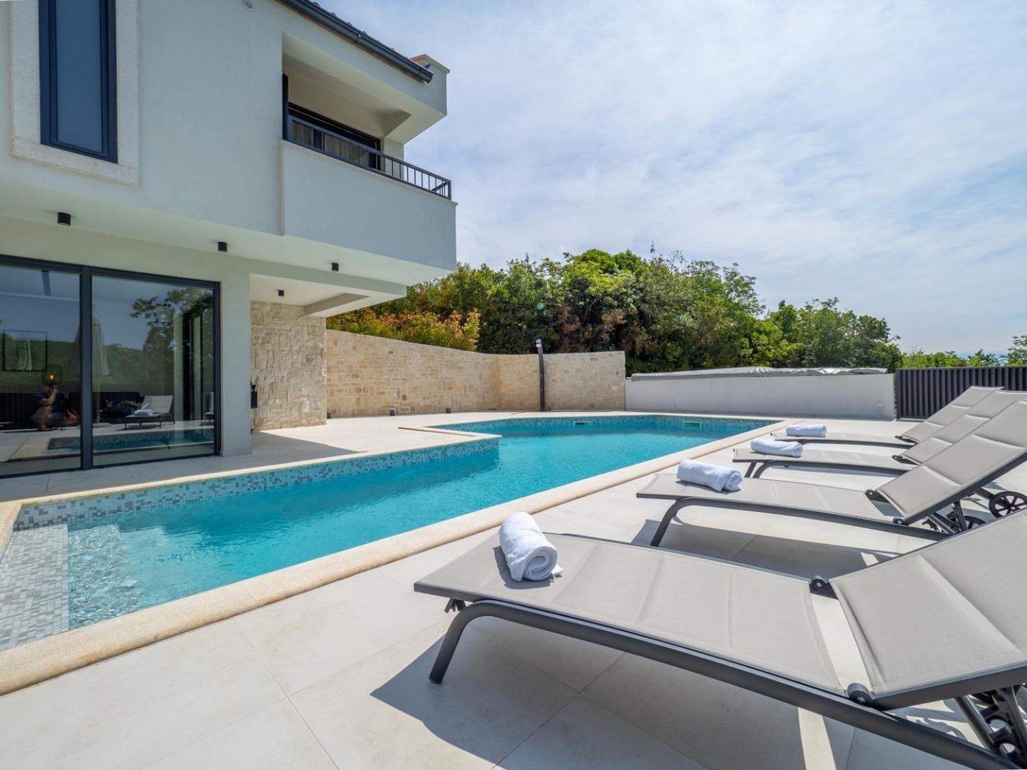 Villa Greta heated pool 40m2, sea view view 3