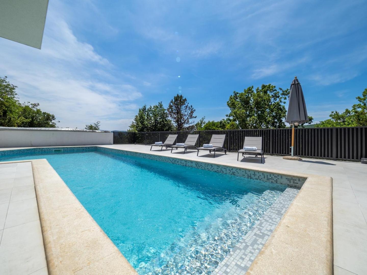 Villa Greta heated pool 40m2, sea view view 4
