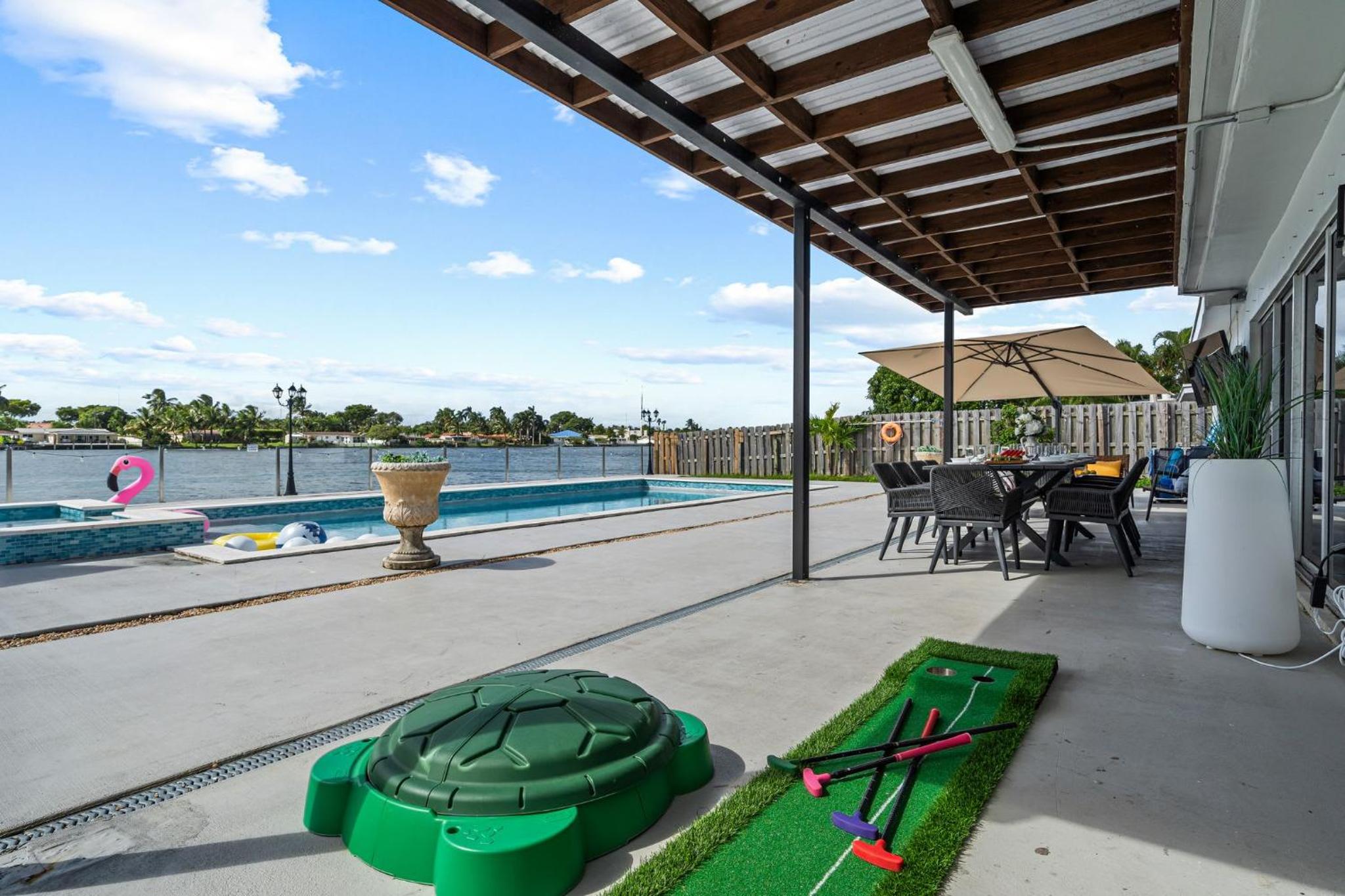 Miami Lakefront Paradise Heated Pool 5 Beds