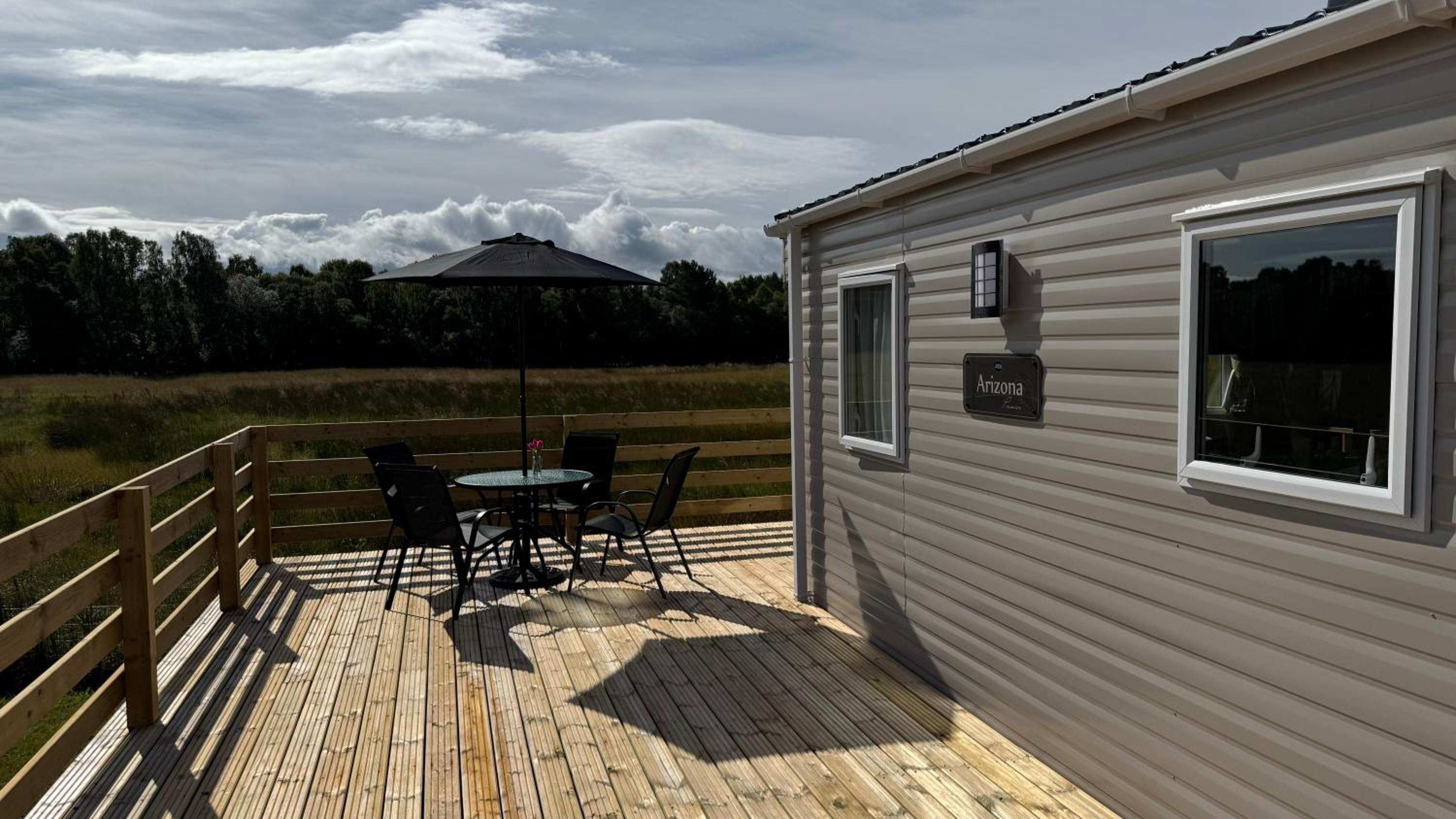 Wildcat Lodge Grantown on Spey view 2