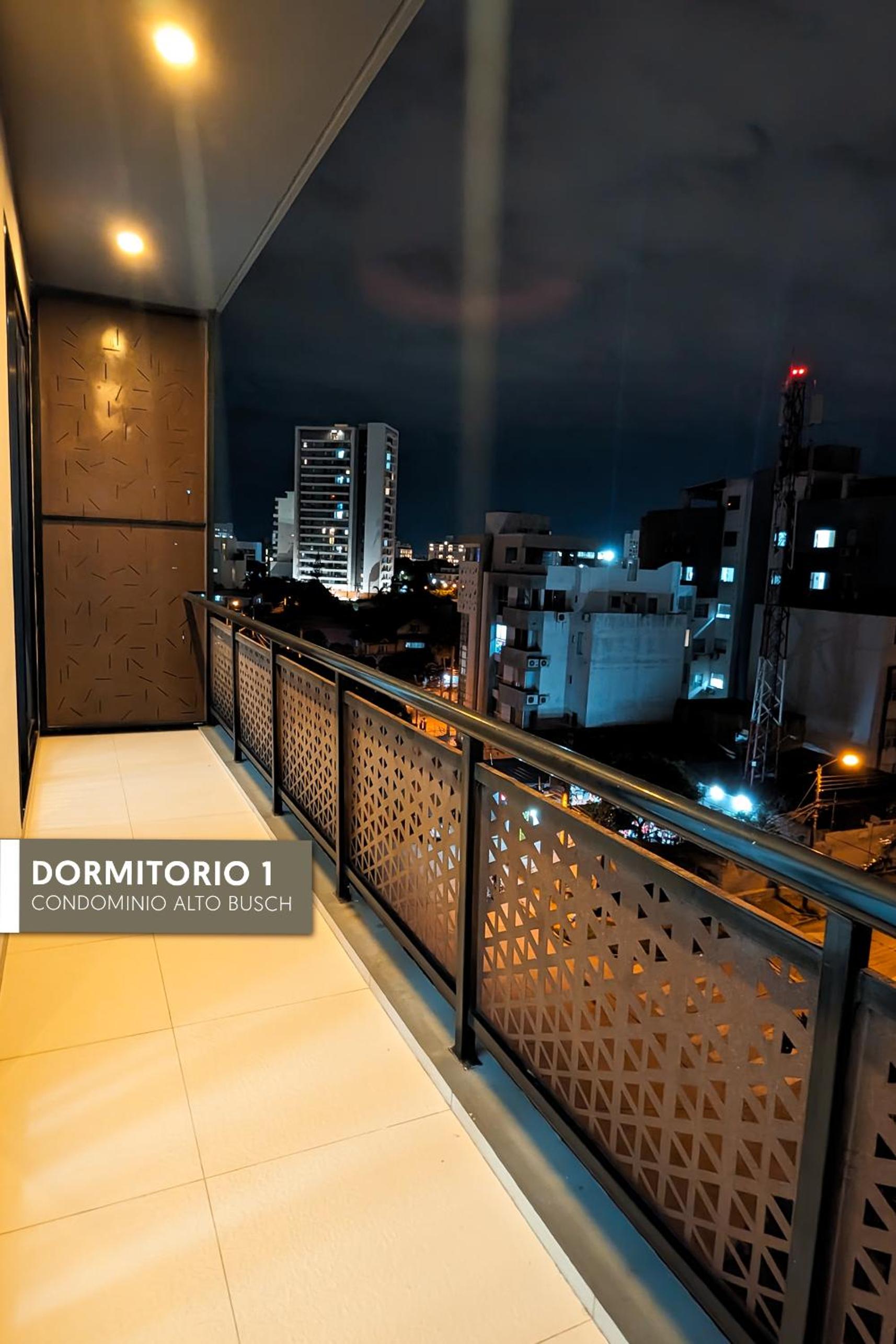 Dpto con terraza balcon 2 hab Como en Casa Scz