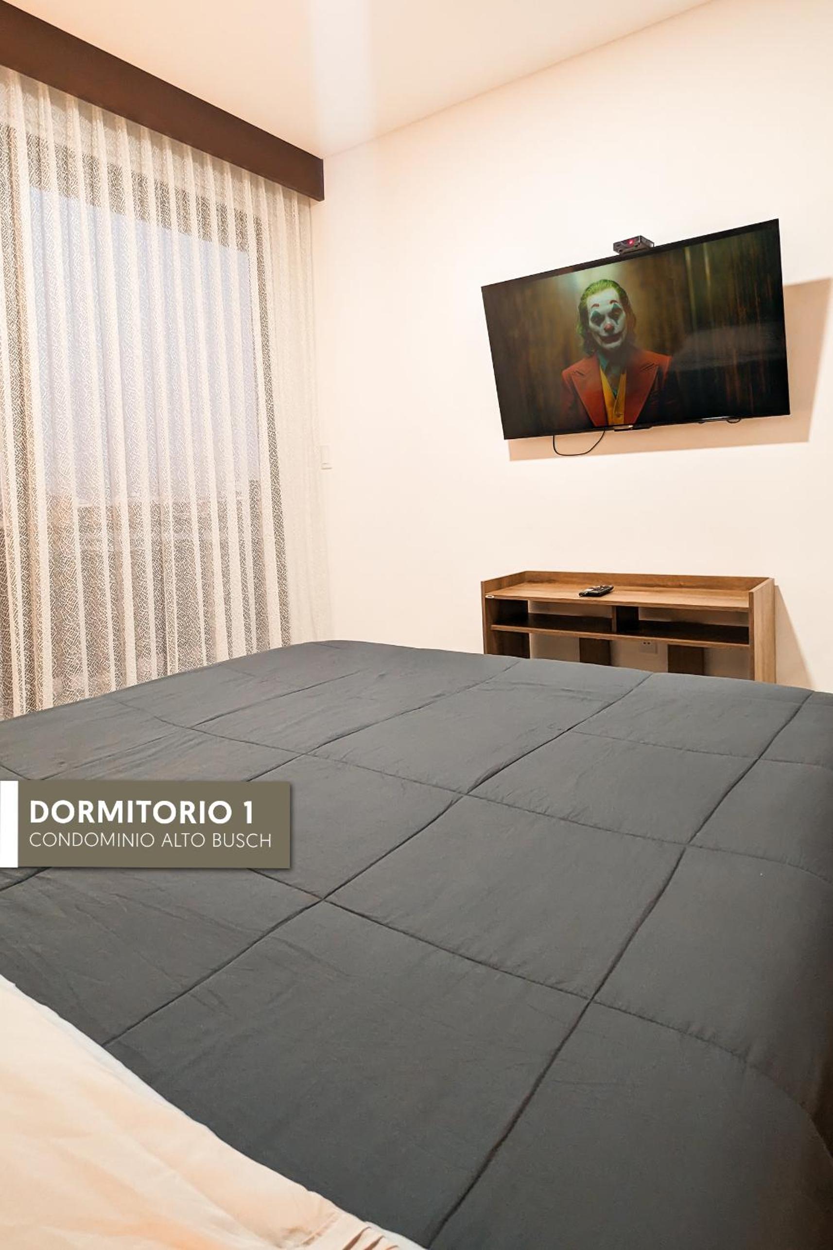 Dpto con terraza balcon 2 hab Como en Casa Scz