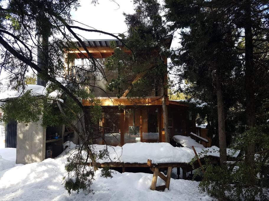 Casa moderna en el bosque