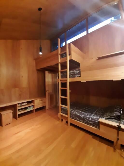 Casa moderna en el bosque