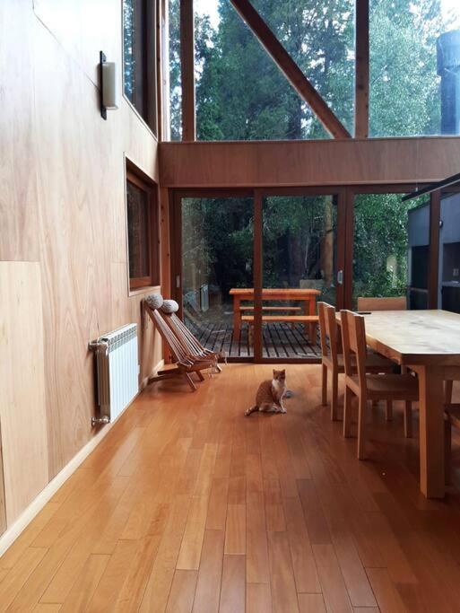 Casa moderna en el bosque