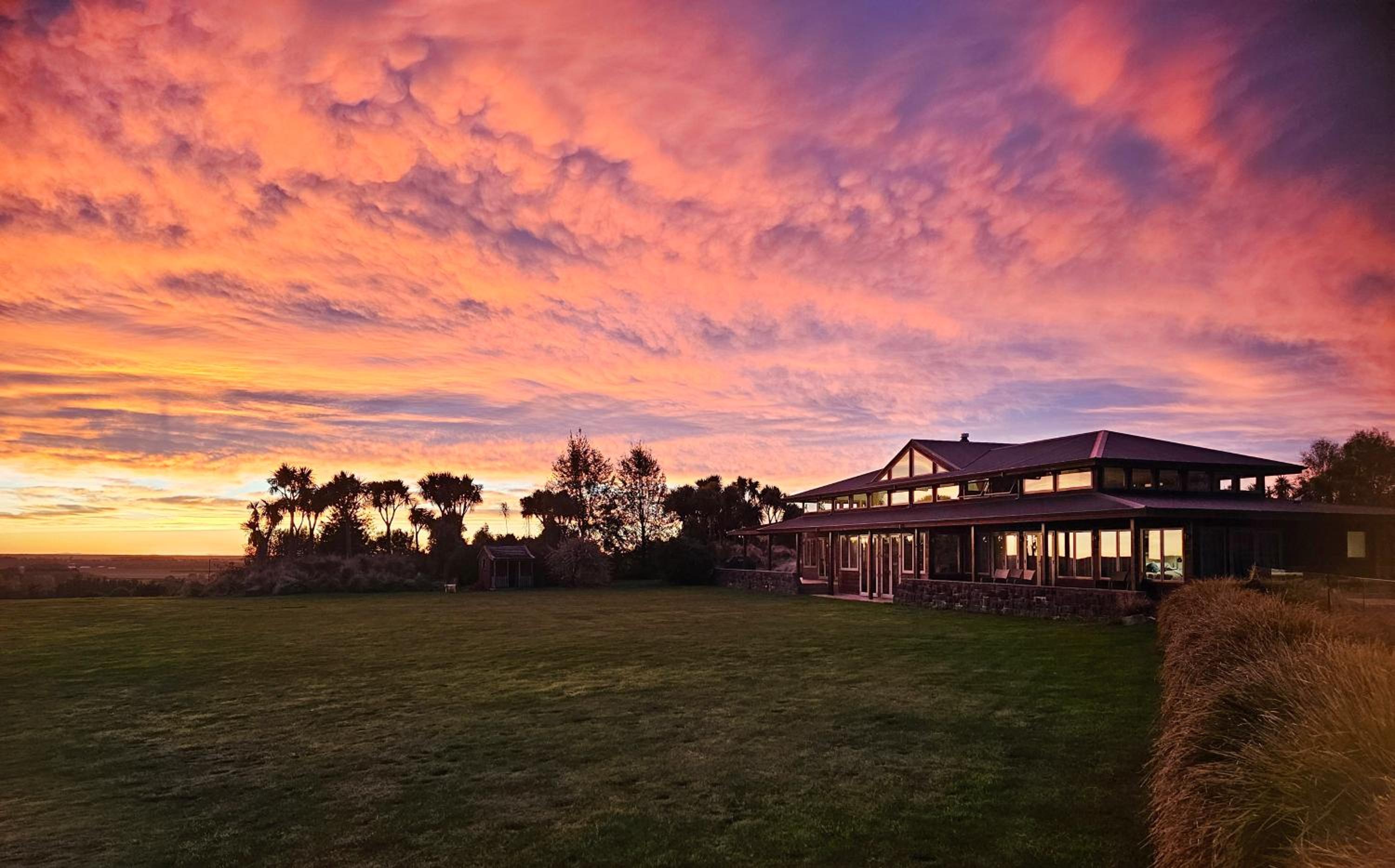 Kākahu Lodge view 2