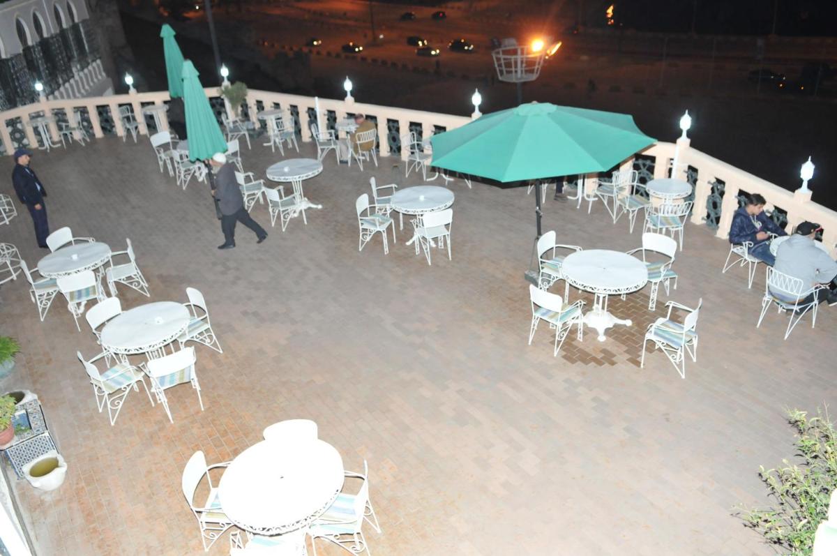 outdoor BBQ area