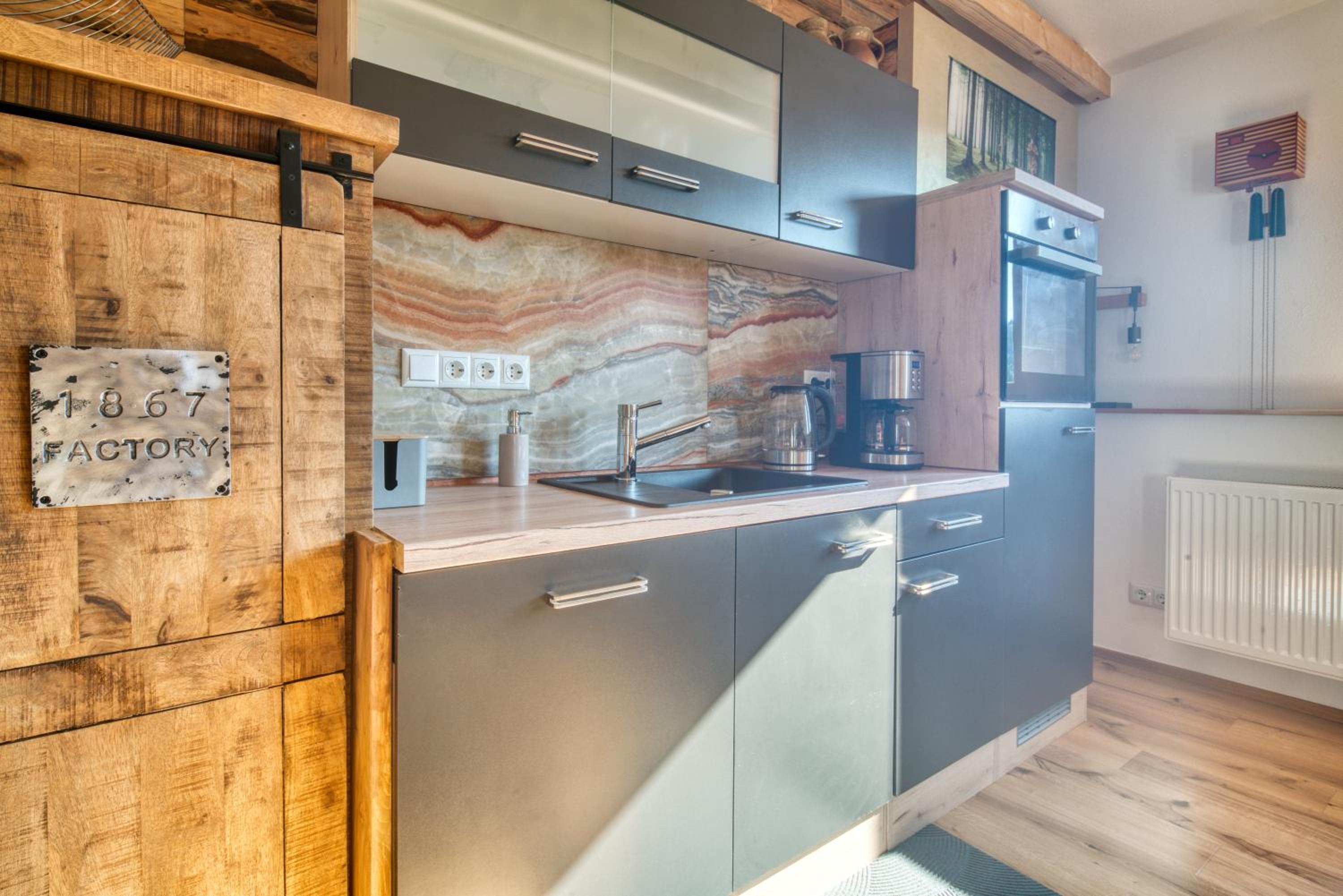 Penthouse mit Aussicht über den Wald
