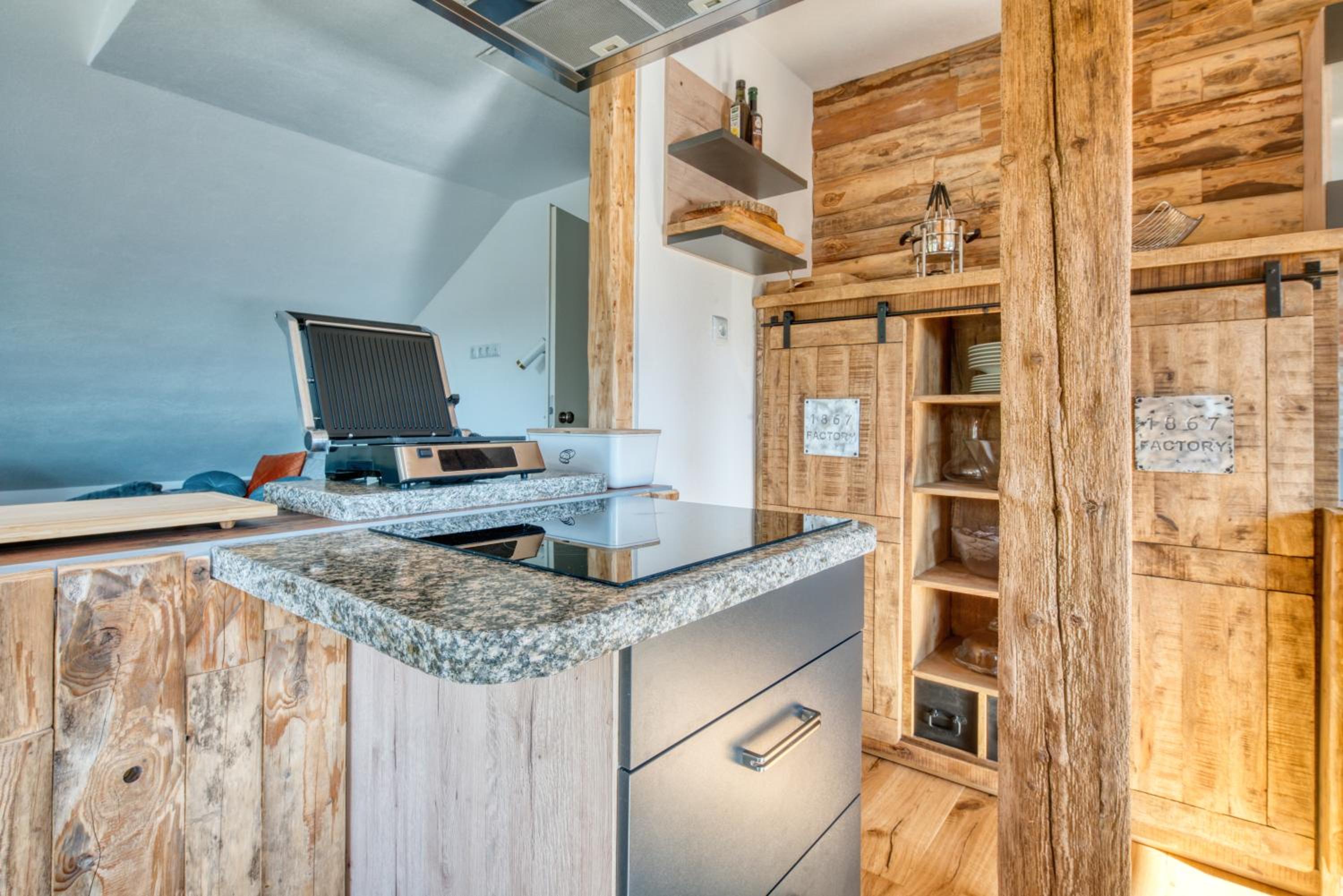 Penthouse mit Aussicht über den Wald