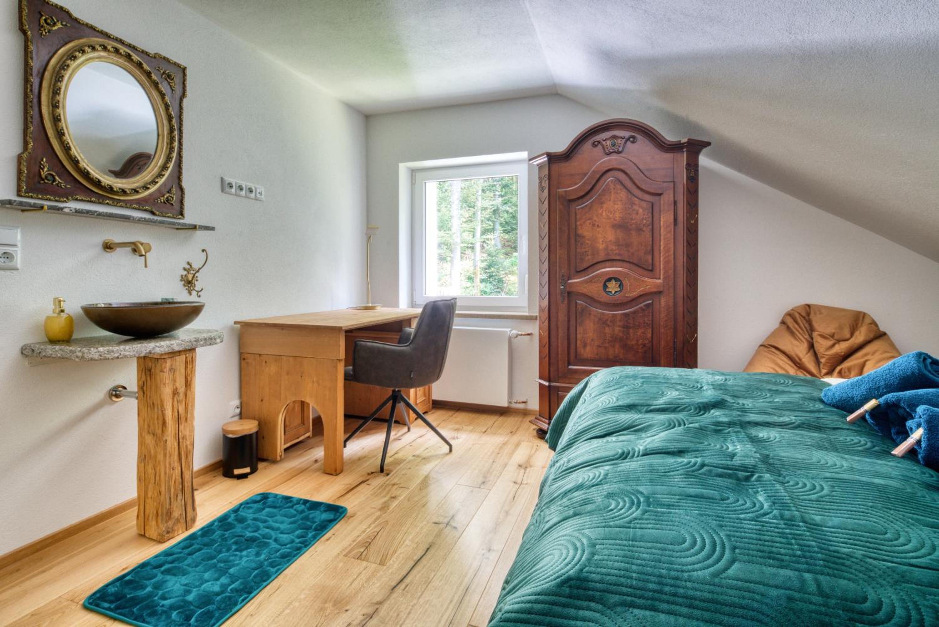 Penthouse mit Aussicht über den Wald