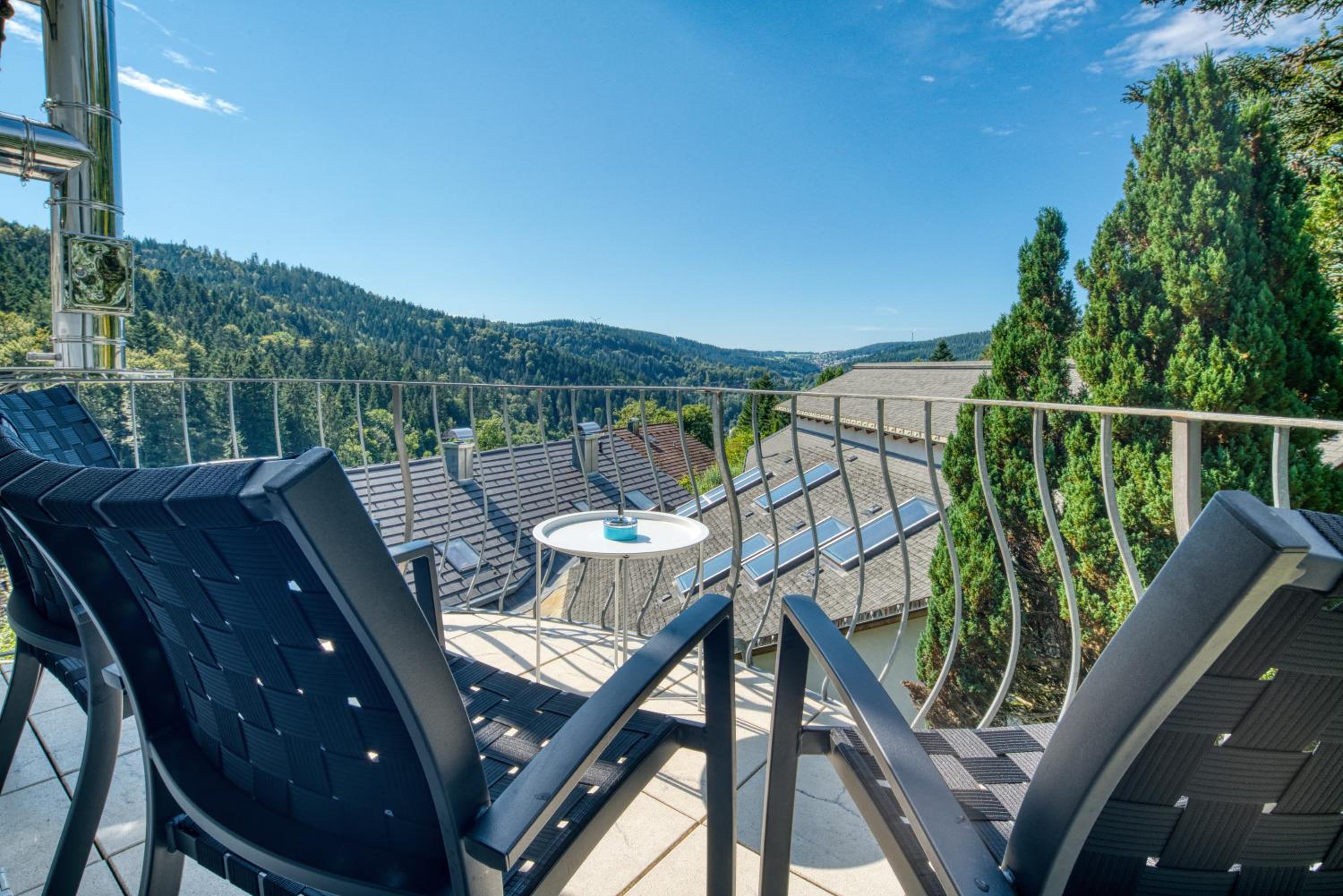 Penthouse mit Aussicht über den Wald
