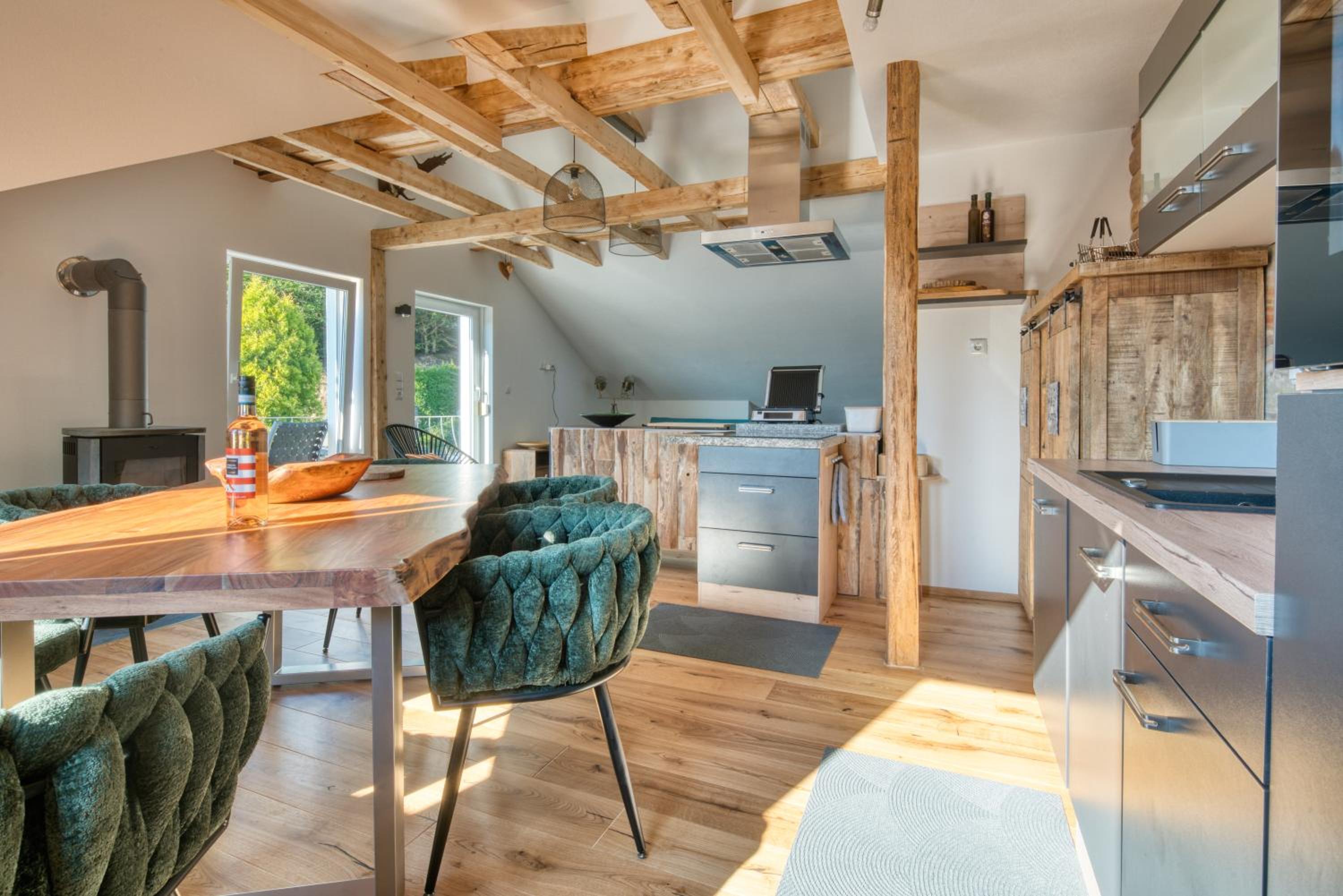 Penthouse mit Aussicht über den Wald
