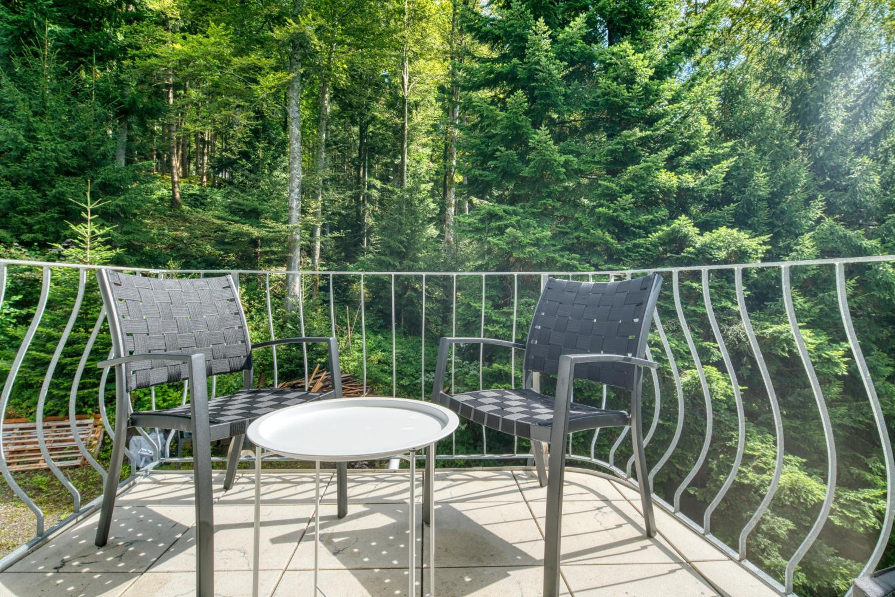Penthouse mit Aussicht über den Wald