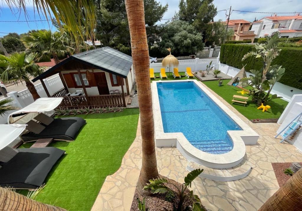 Villa las palmeras bonita casa con piscina privada