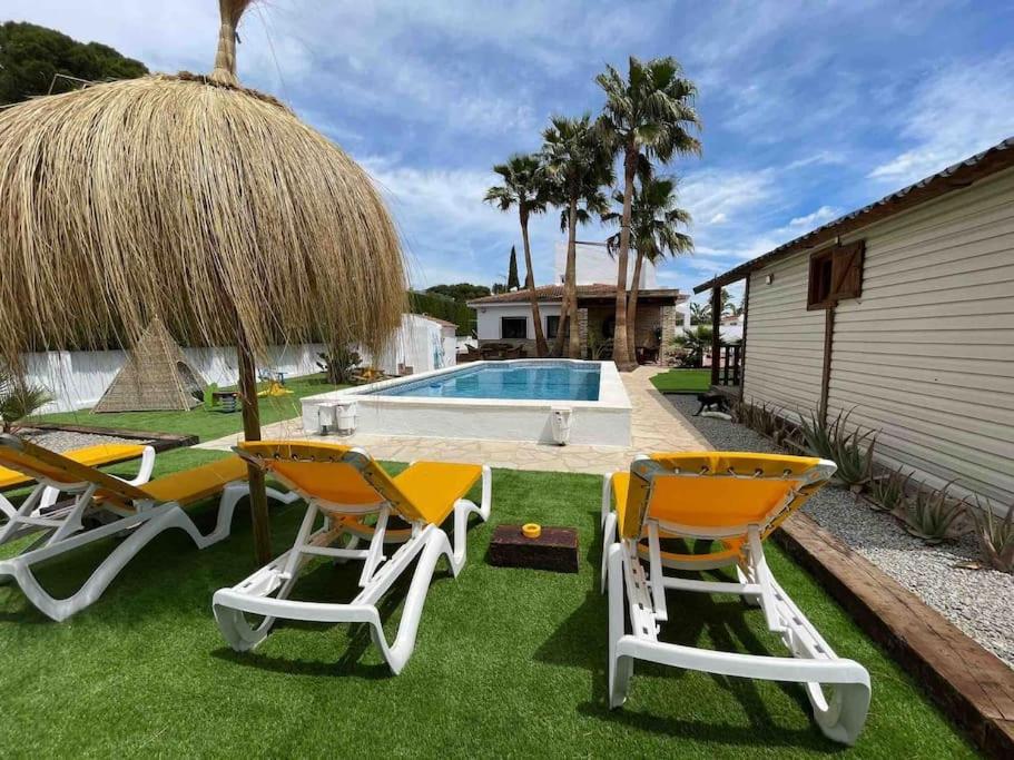 Villa las palmeras bonita casa con piscina privada
