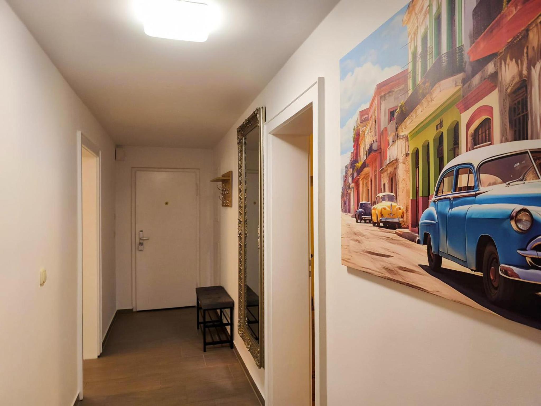 Luxus Apartments im Zentrum Nürnbergs, nahe Messe, mit Balkon & Parkplatz, nähe Playmobilfunpark, Self-Check-in