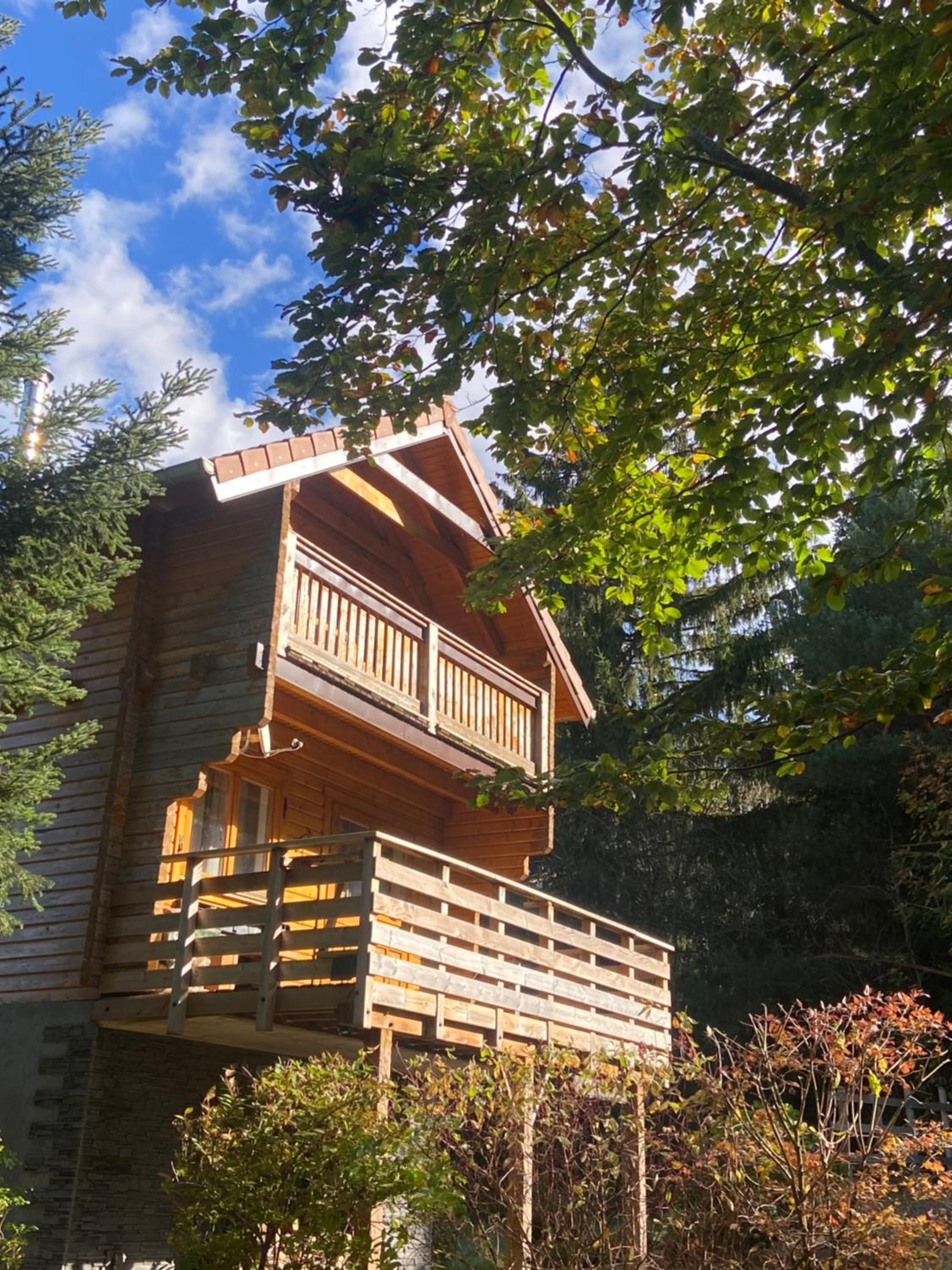 Chalet bois au calme, en lisière de forêt, balcons, sentiers balades Gérardmer & Alsace 