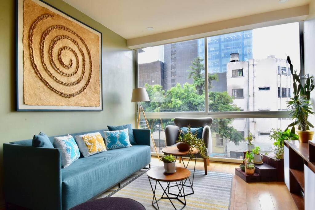 Spacious & bright Apt in Beautiful Colonia ROMA