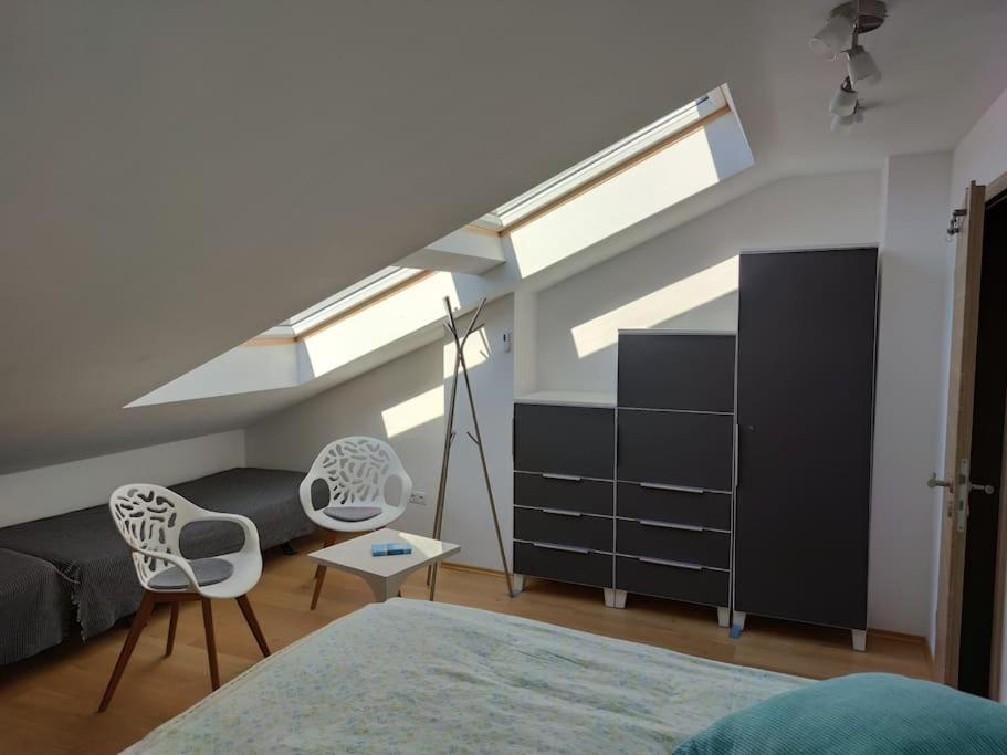 Geräumiges Atelier mit Flair und Bergblick